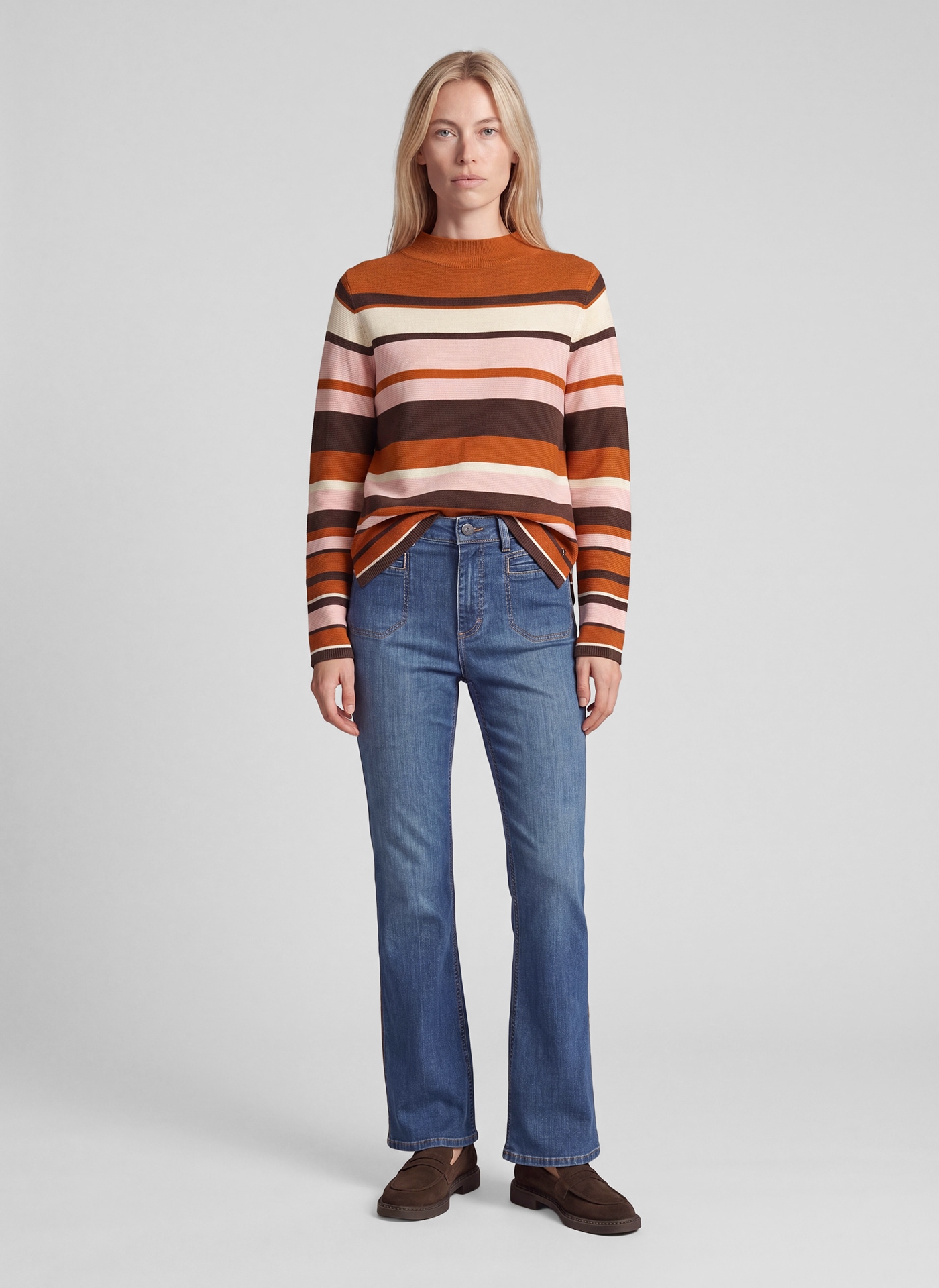 Rabe Strickpullover im Streifen-Design