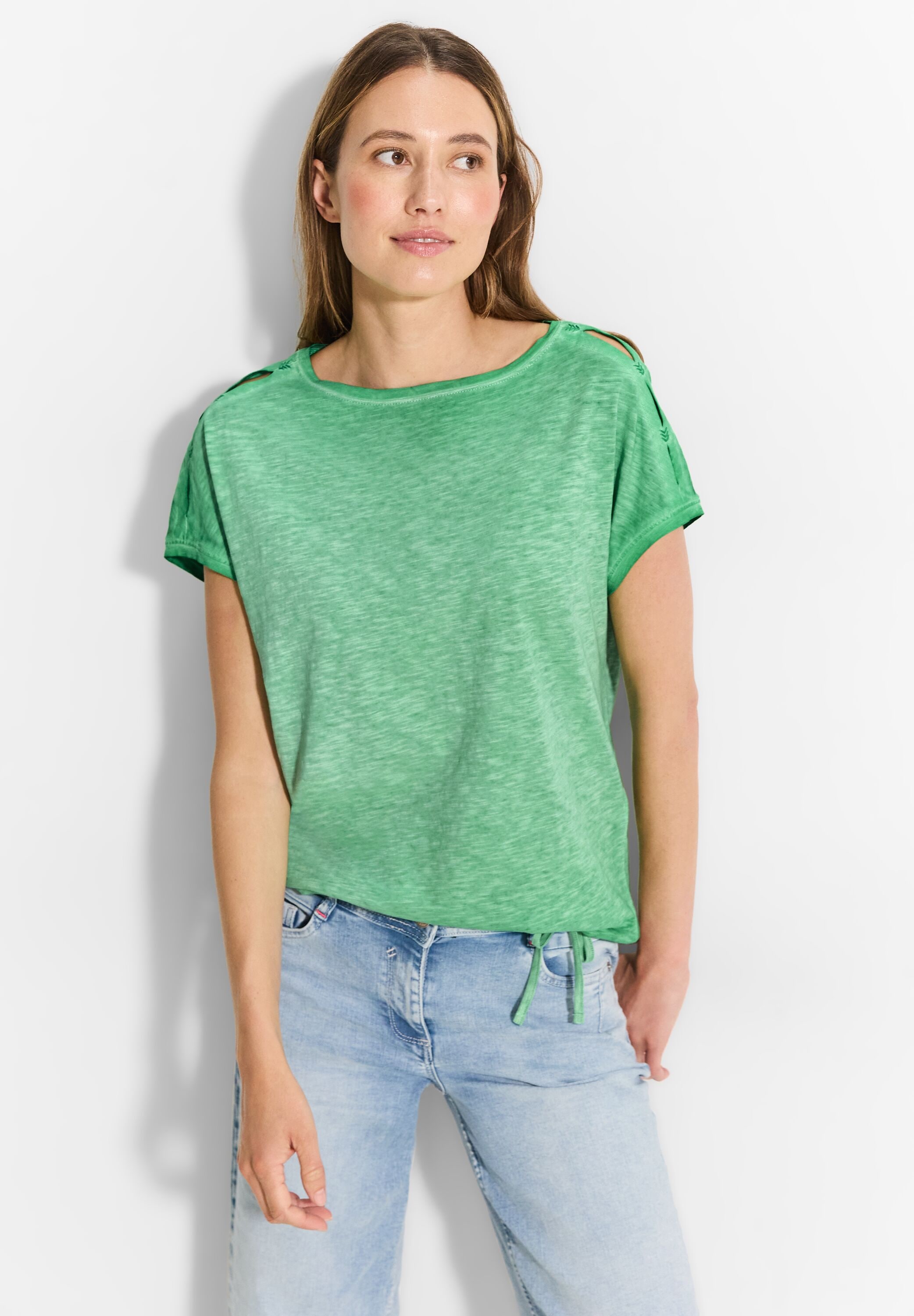 Cecil T-Shirt, mit Knotendetail