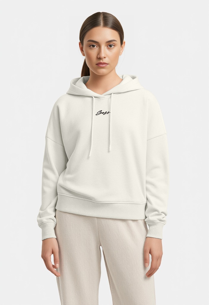 BOSS ORANGE Hoodie "Ehoody Premium Damenmode", mit gesticktem Logo