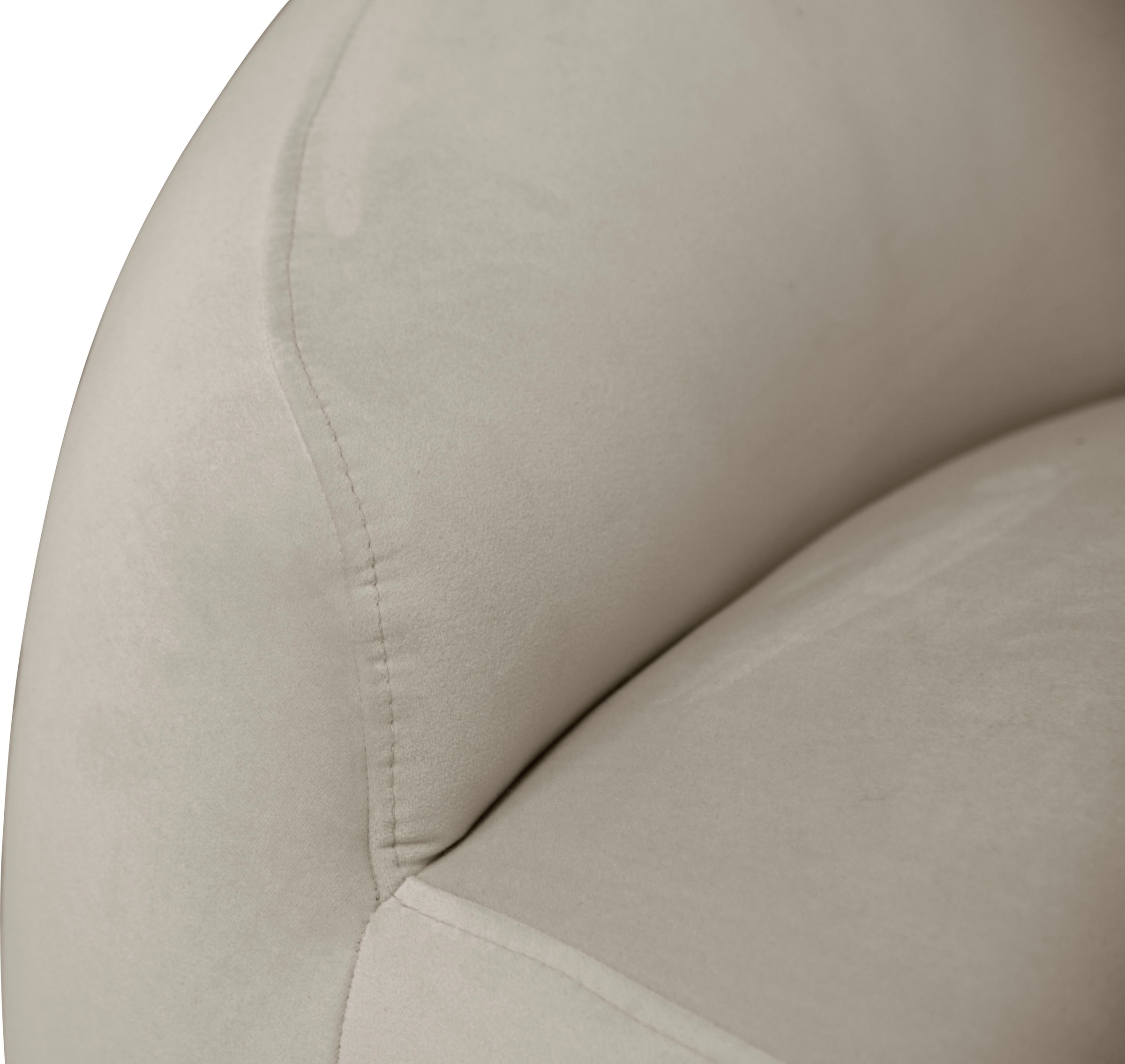 LeGer Home by Lena Gercke Big-Sofa »YANI Designersofa, organische Form, Maße B/T/H: 240/64/81 cm«, mit Wellenunterfederung, auch in Bouclé, passend zur Serie