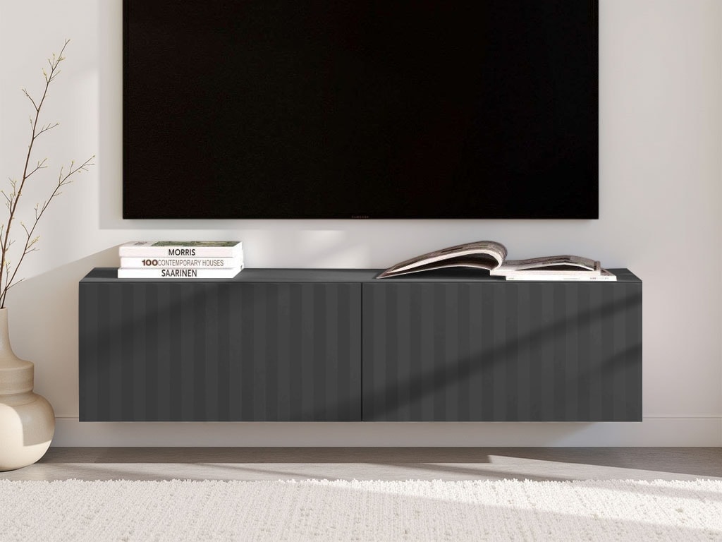 Home affaire Lowboard "Antibes TV-Lowboard, Breite 192/154/128 cm, TV-Schrank" TV-Kommode, 3D-Fronten, Push-To-Open-Funktion, Wandmontage