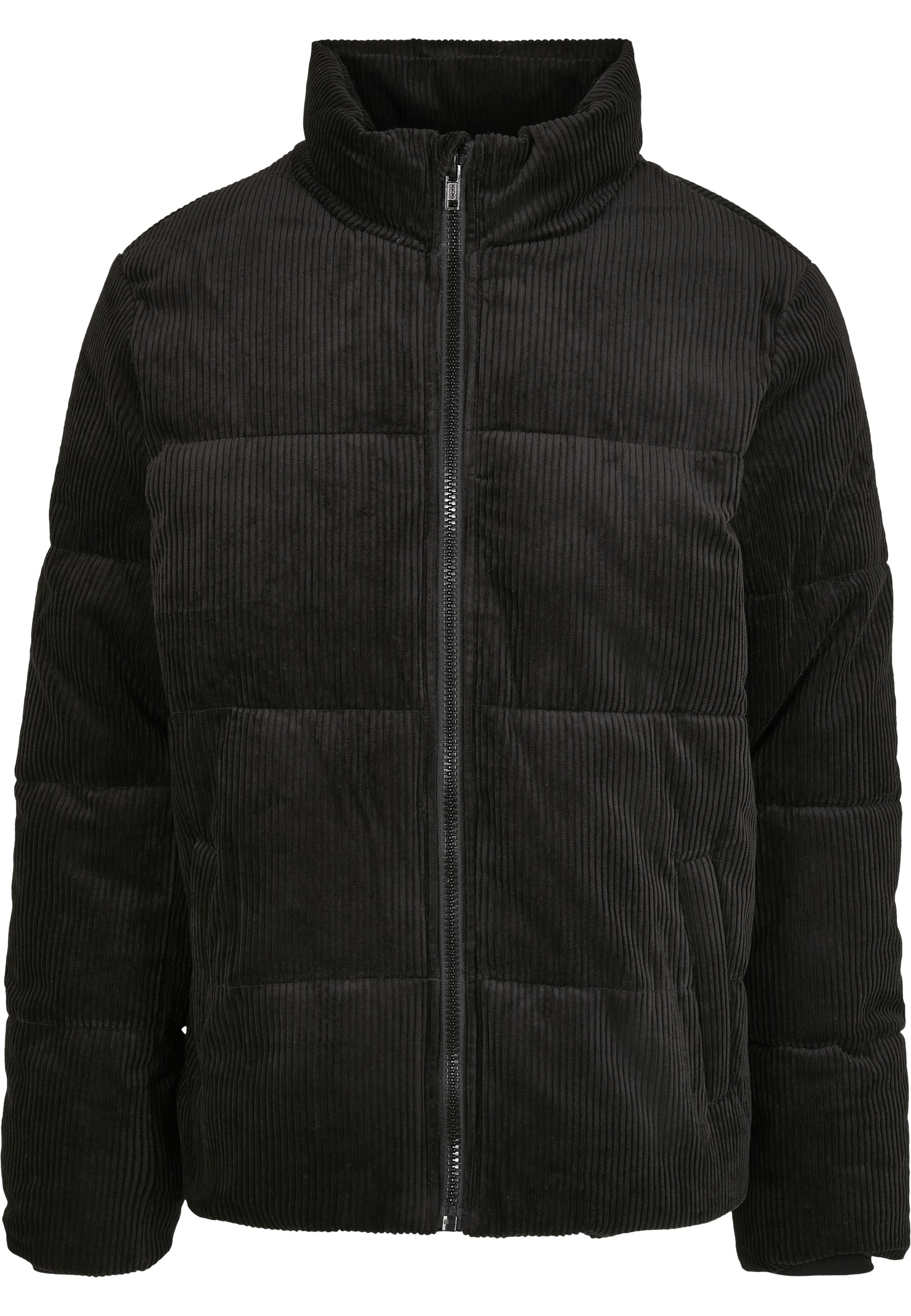 URBAN CLASSICS Outdoorjacke "Urban Classics Herren Boxy Corduroy Puffer Jacket" 1 Stk. tlg. ohne Kapuze