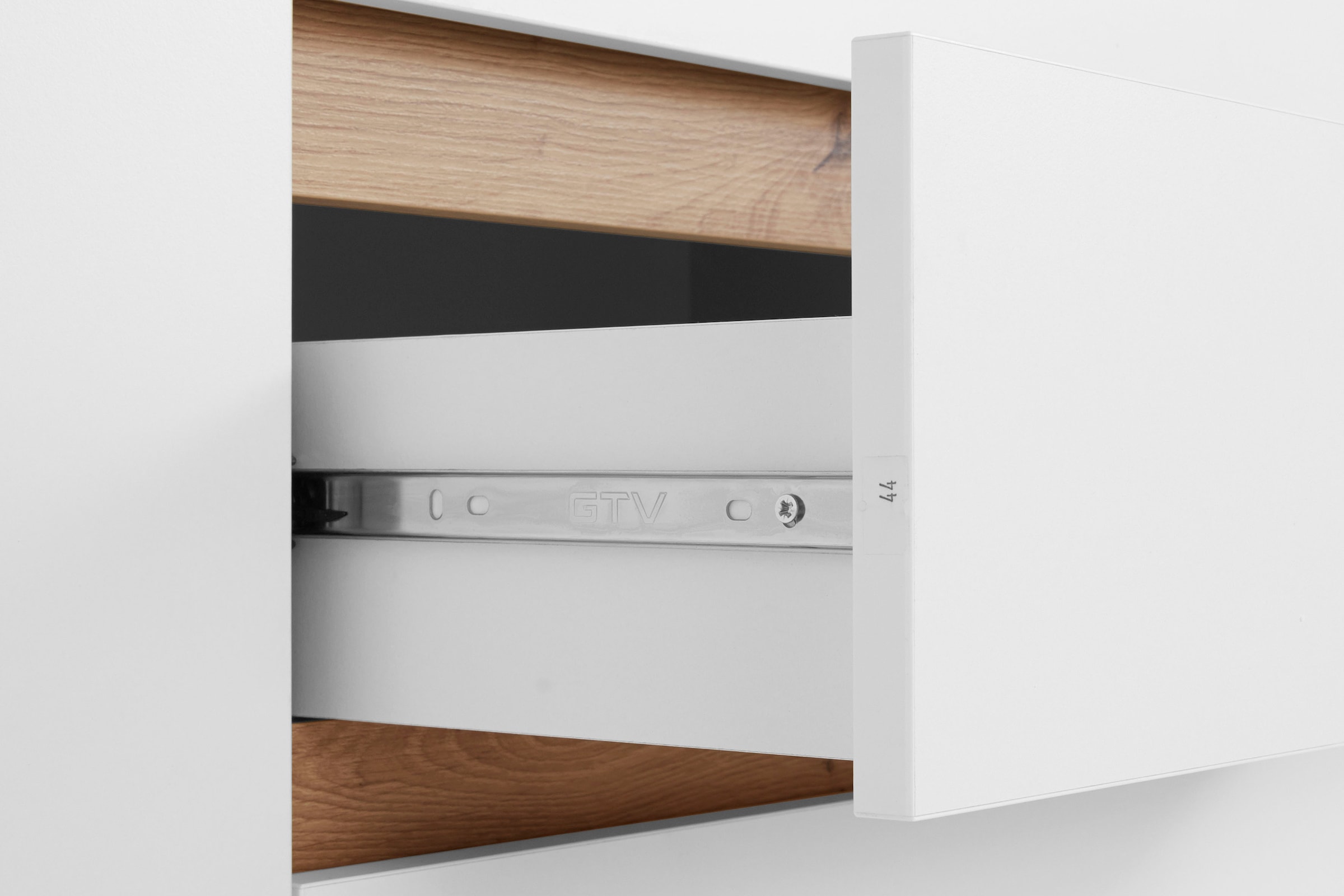 Homexperts Highboard »Vicky«, Breite 120 cm, Höhe 142 cm, in matt weiß