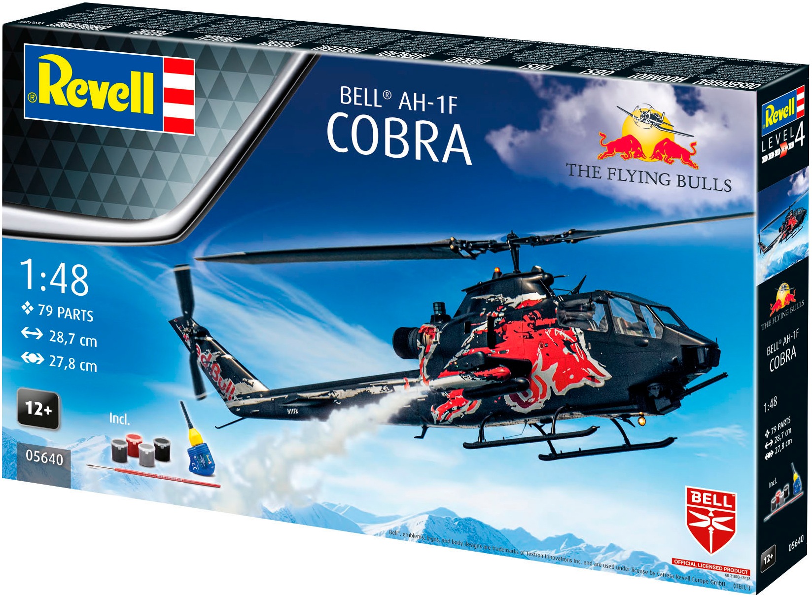 Revell® Modellbausatz »Geschenkset: Flying Bulls AH-1F Cobra«, 1:48