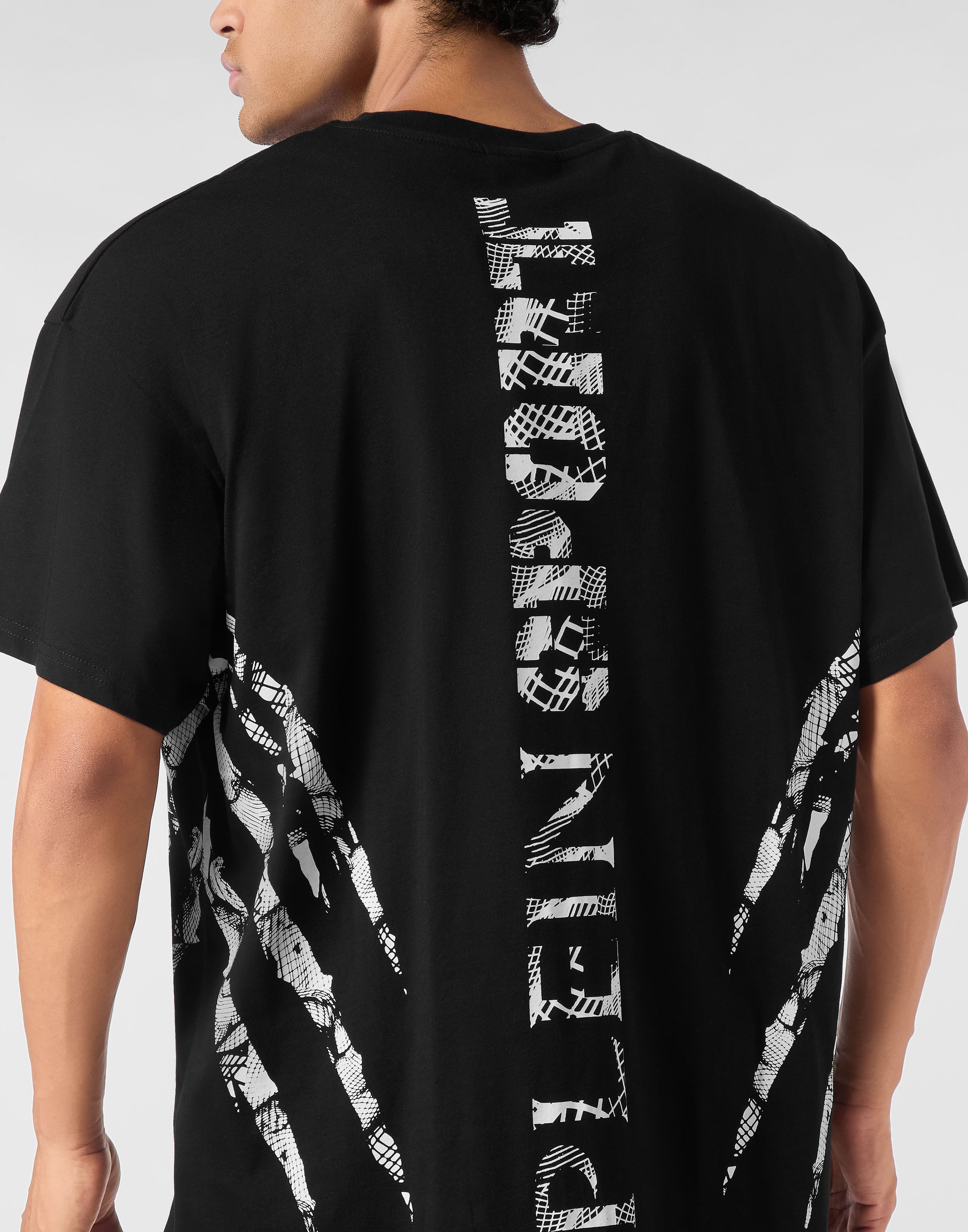 PLEIN SPORT T-Shirt »Cotton Round Neck T-Shirt Body Lines«