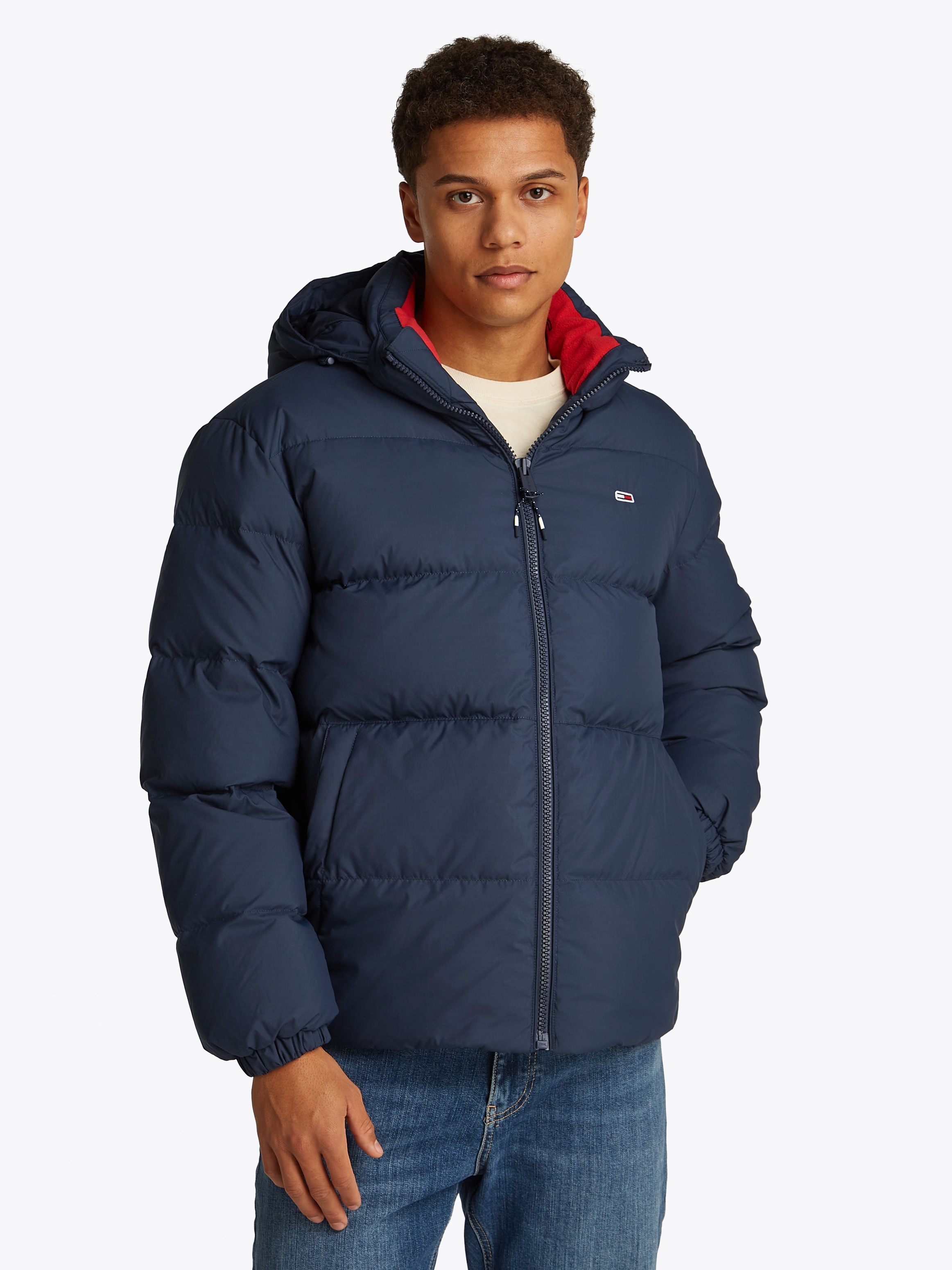 Tommy Jeans Steppjacke "TJM ESSENTIAL DOWN JACKET EXT", mit Kapuze, Daunenj günstig online kaufen