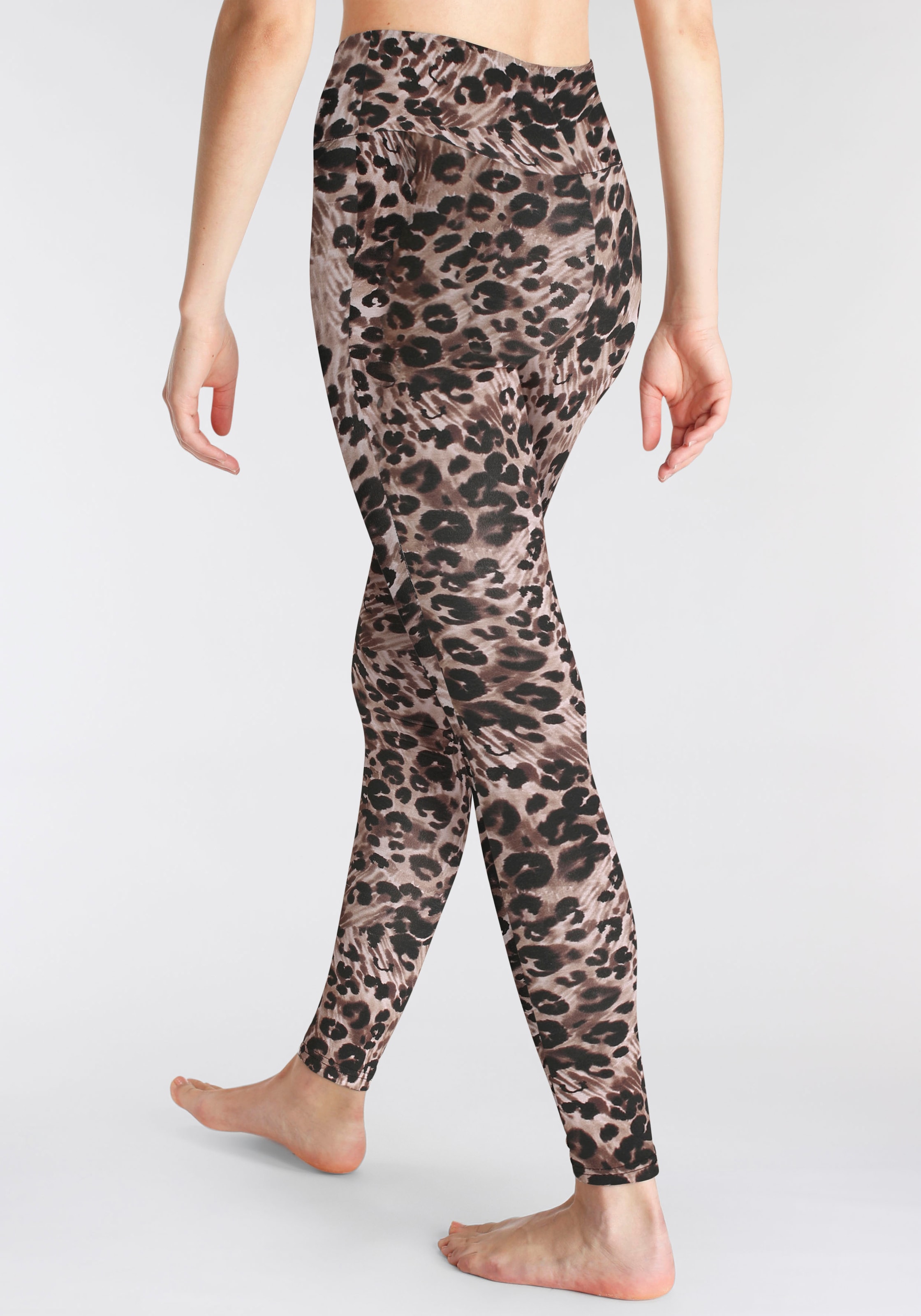 H.I.S Leggings, mit Leoprint, Loungewear