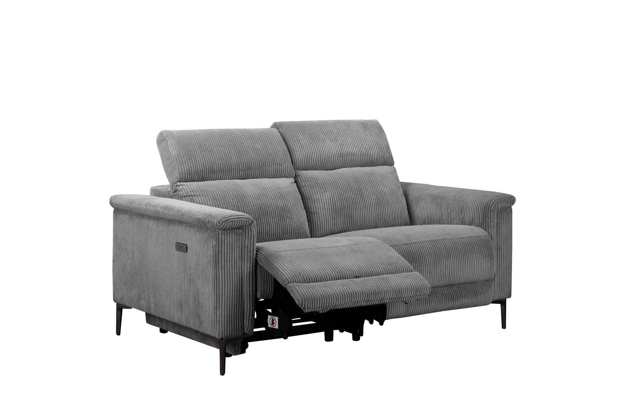 Places of Style 2-Sitzer »Lund in Cord, mit manueller o. elektrischer«, Relaxfunktion, USB-A, Kopfteilverstellung, Breite 160 cm
