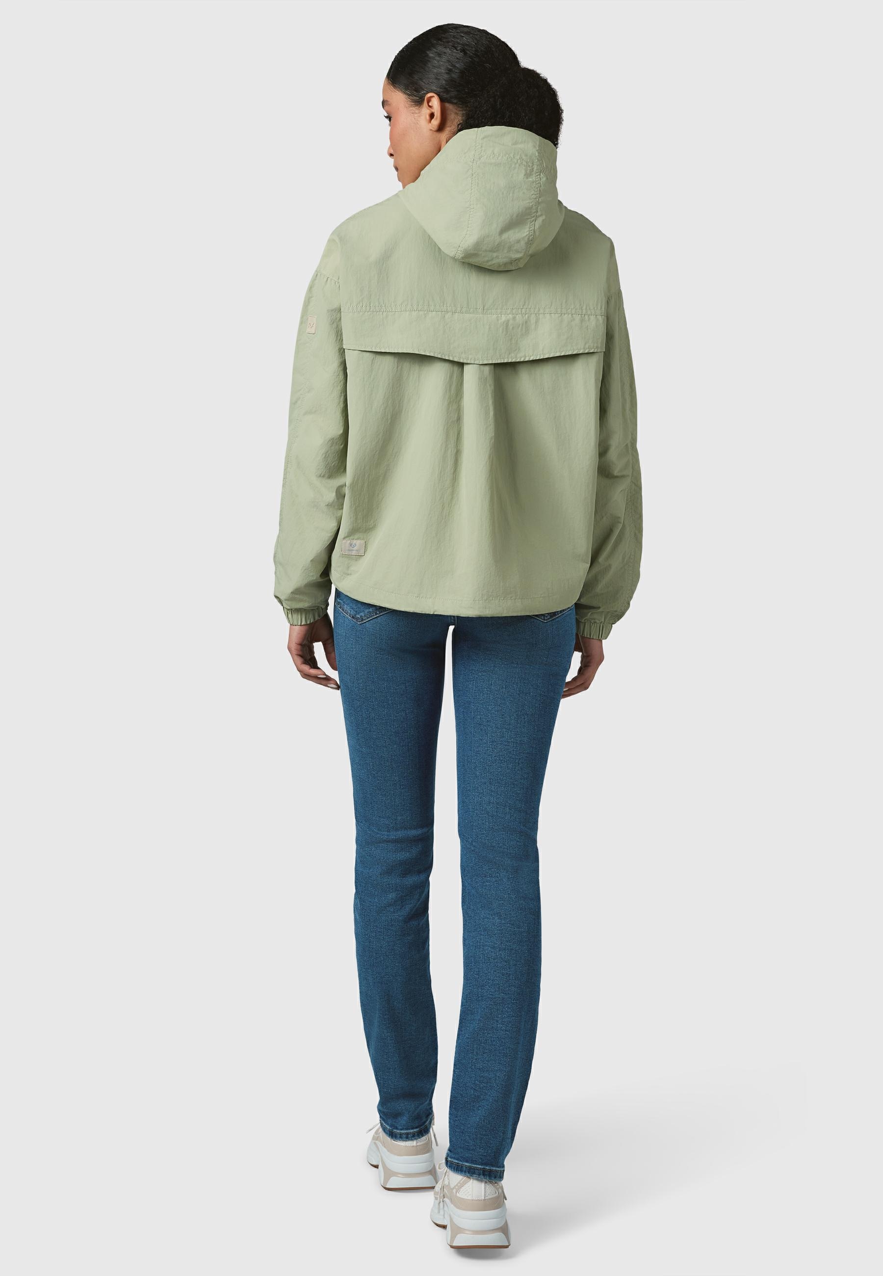 Ragwear Outdoorjacke »Cerys«, mit Kapuze, kurze Damen Übergangsjacke mit verstaubarer Kapuze