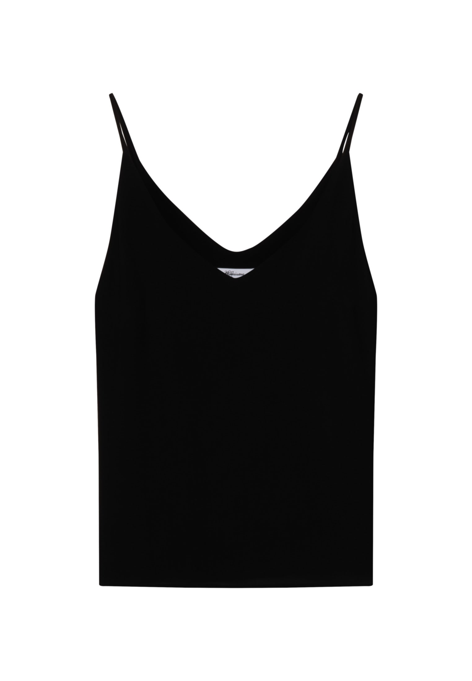 seidensticker Shirttop »Schwarze Rose«, Ohne Arm V-Neck Uni