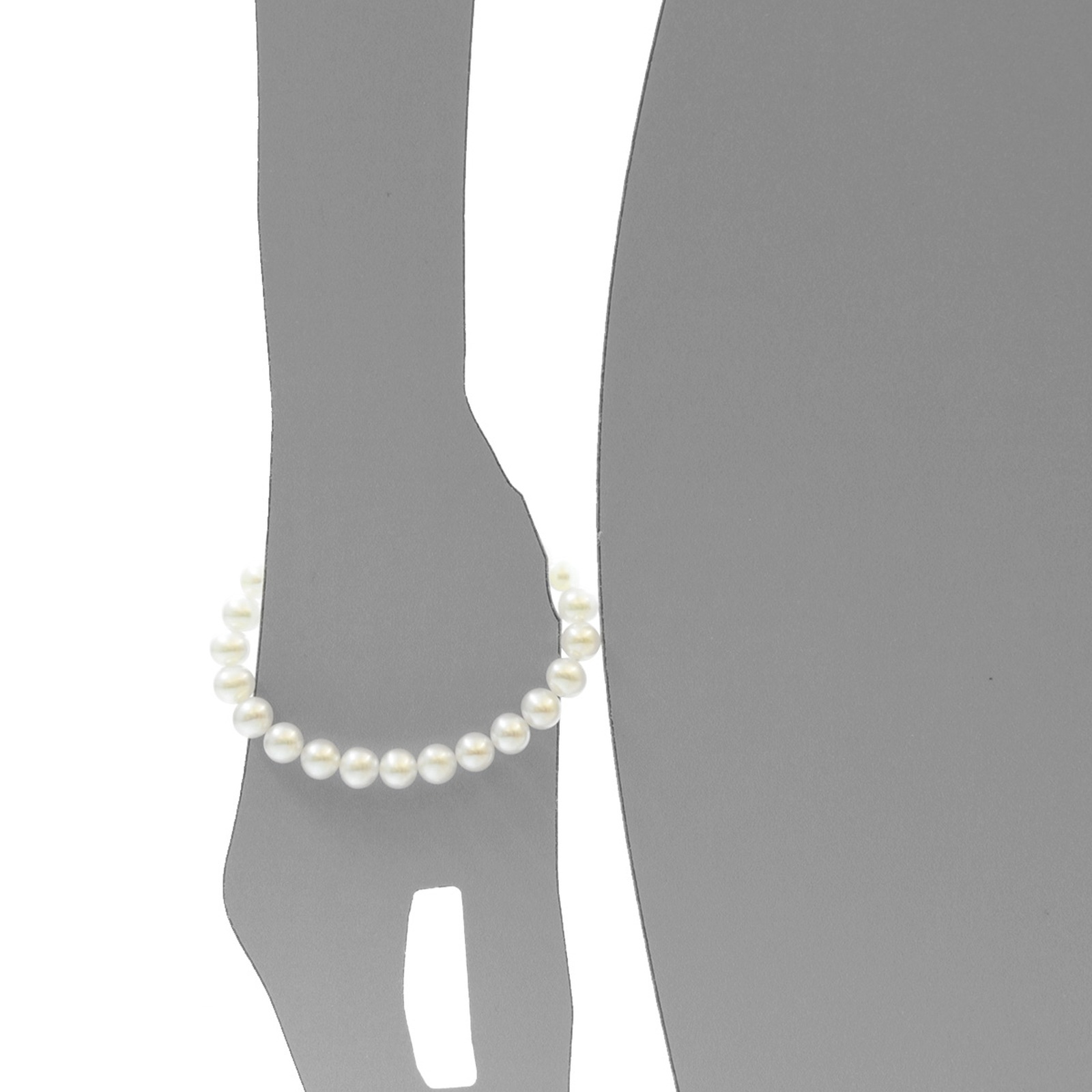 Armband OSTSEE-SCHMUCK "- Ingrid 7 - Perlen - Zuchtperle" Gr. 19, weiß, Armbänder, Damen, Perlen, Armband 6
