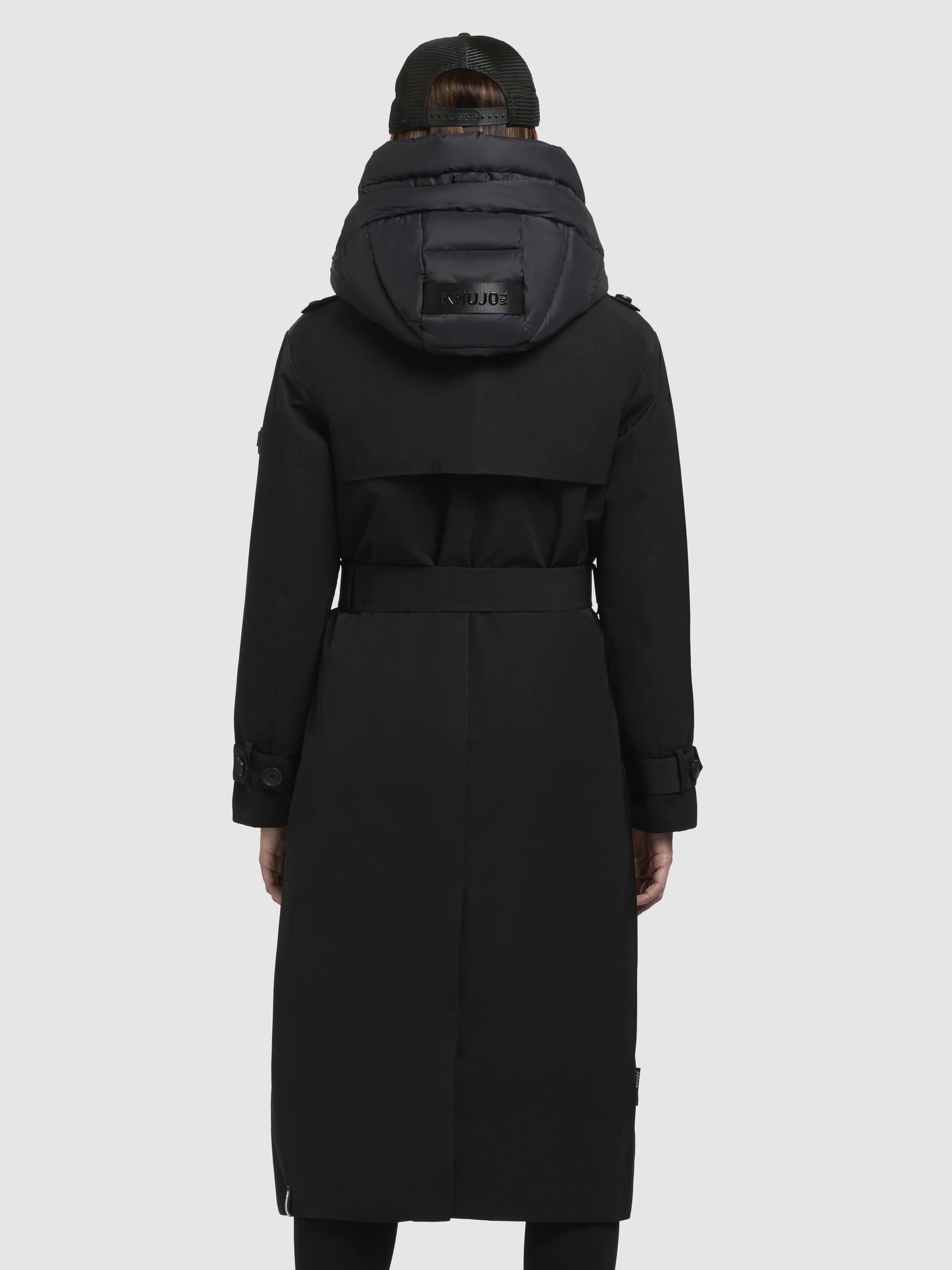 khujo Trenchcoat »Elena-YM«, Warmer Wintermantel mit doppelter Knopfleiste