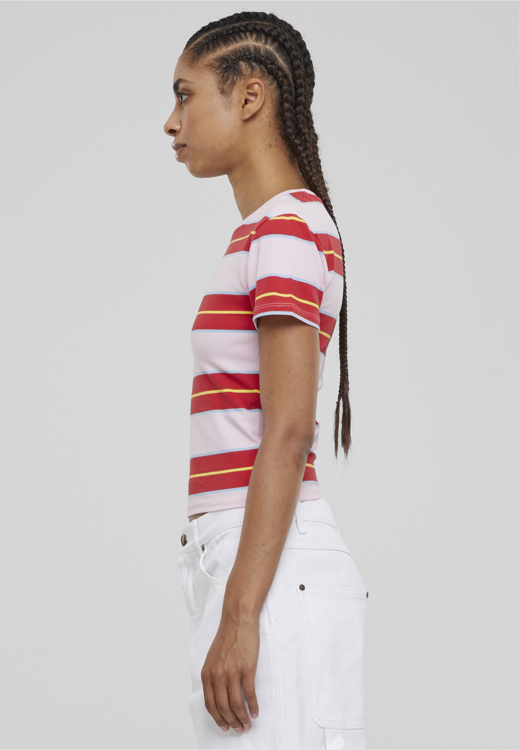 Karl Kani T-Shirt »Karl Kani Damen KW213-040-1 KK Small Signature Stripe Tee« 1 Stk.