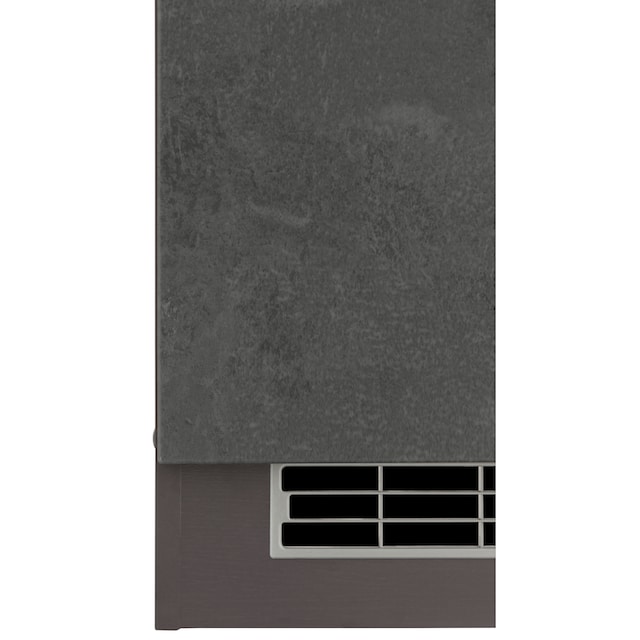 Black Friday HELD MÖBEL Kühlumbauschrank »Tulsa«, 60 cm breit, 200 cm hoch,  2 Türen, schwarzer Metallgriff, MDF Front | BAUR