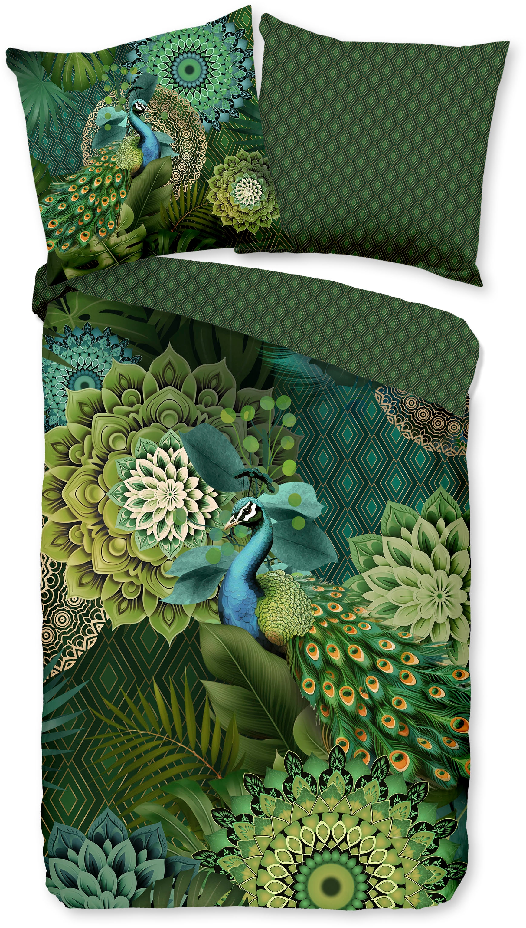 hip Wendebettwäsche "Agatha" 2 Stk. tlg. Mako-Satin, Reißverschluss, Wendeo günstig online kaufen