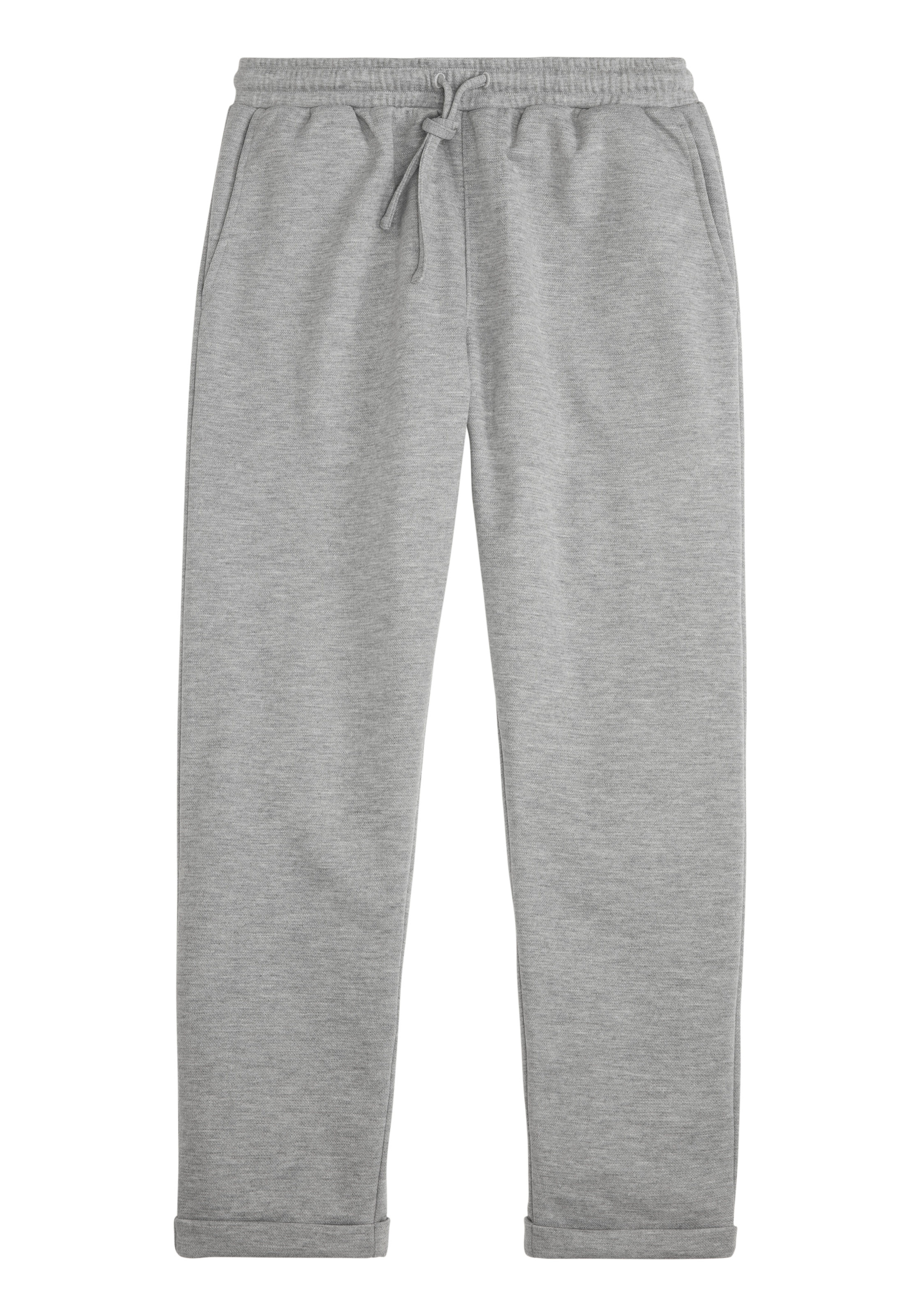 John Devin Jogger Pants »Jogg Pants«, Umschlag am Beinabschluss, aus elastischer Piqué-Qualität