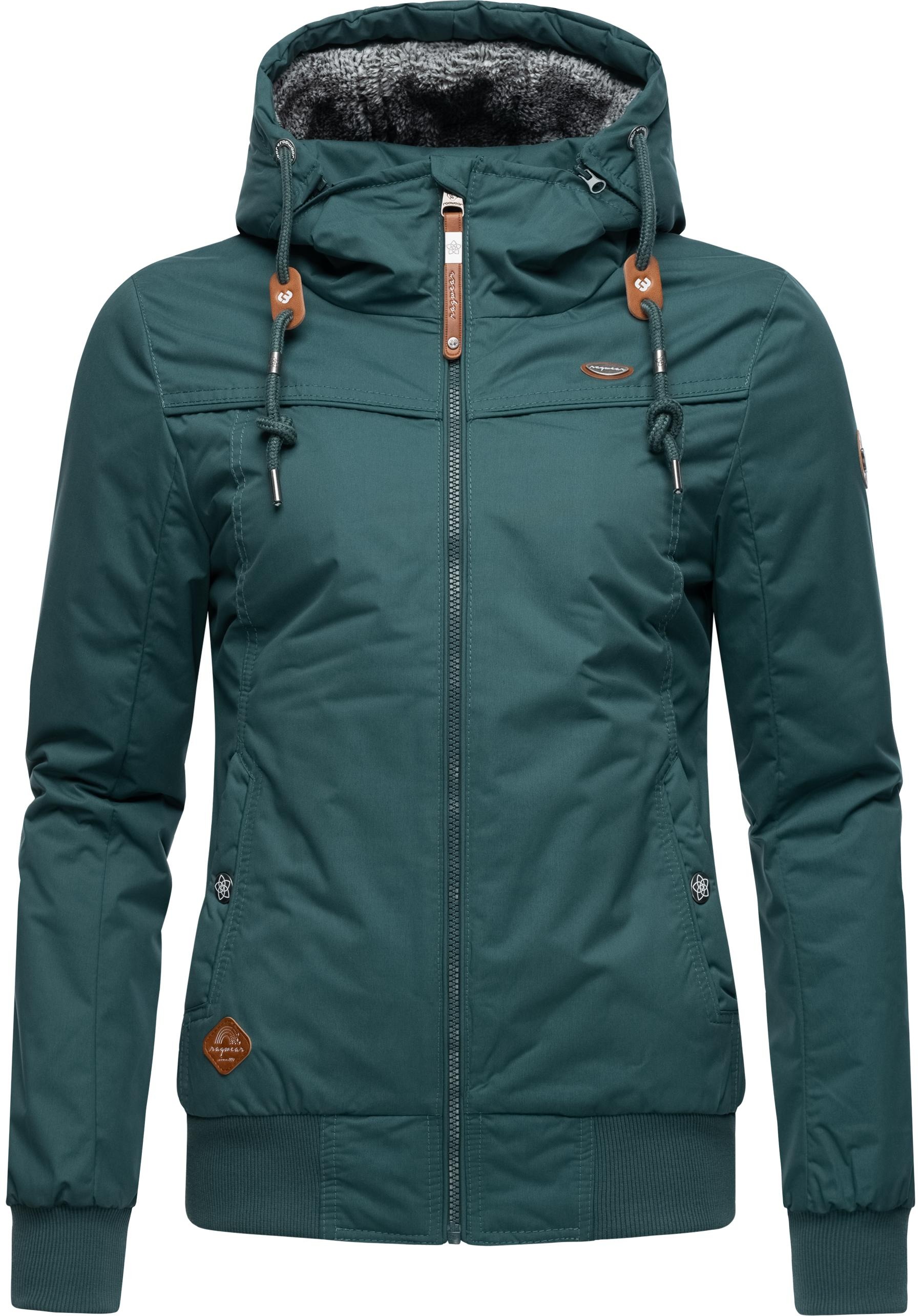 Ragwear Winterjacke »Jotty Winter«, mit Kapuze, stylische Outdoorjacke mit abnehmbarer Kapuze
