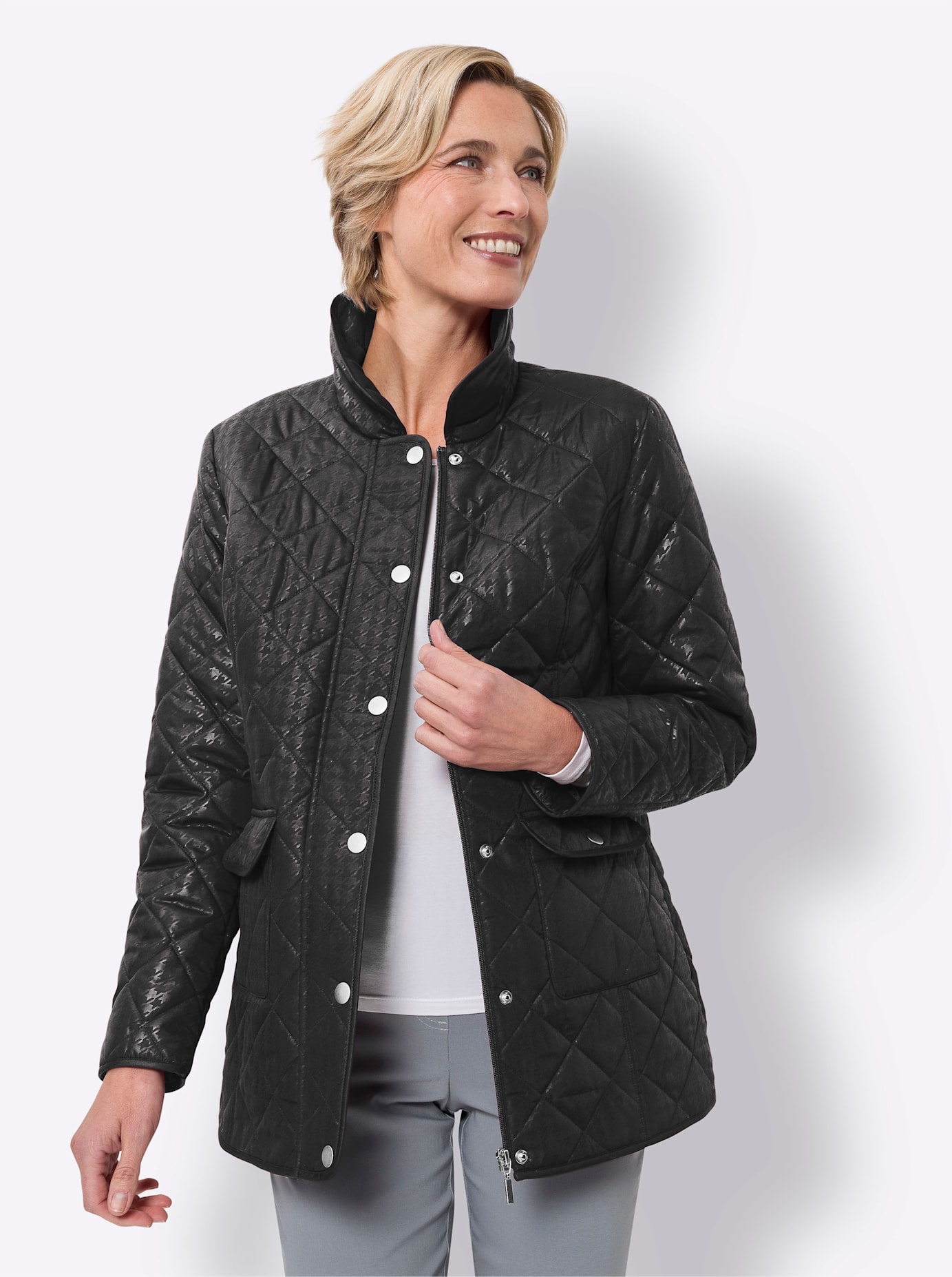 Classic Basics Steppjacke, ohne Kapuze