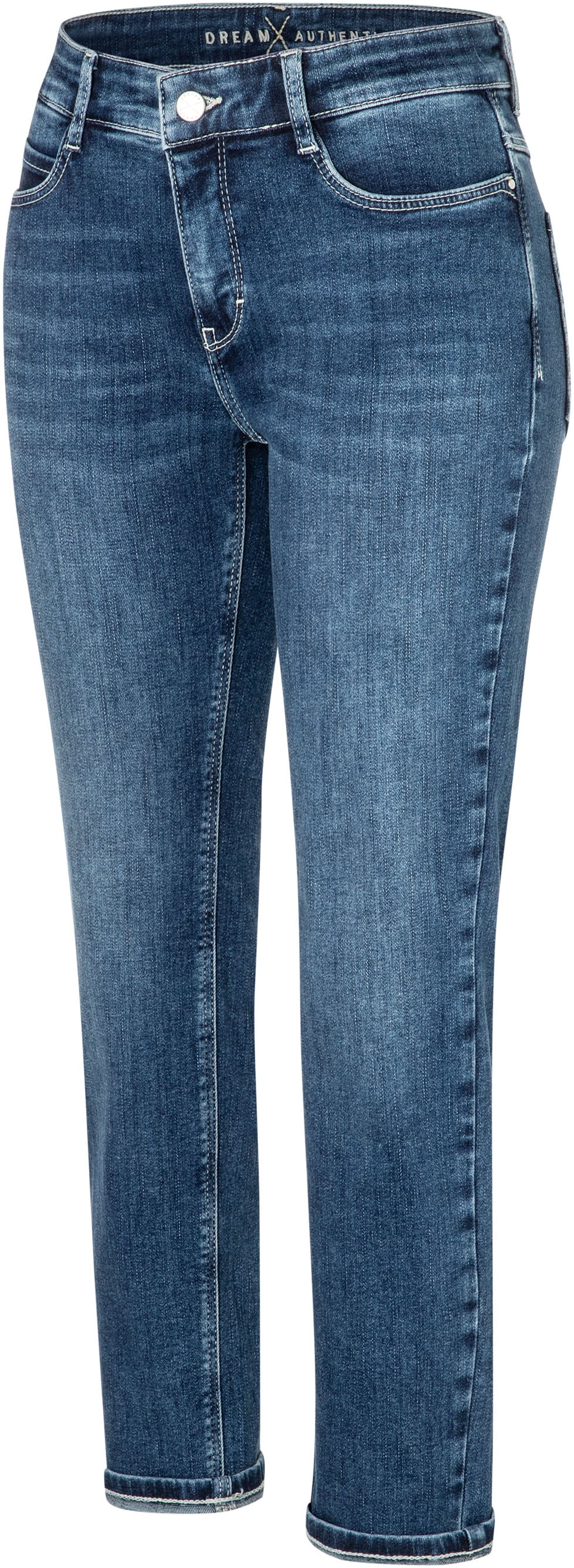 MAC 7/8-Jeans »DREAM cropped auth.« Innovativer Hyperstretch Denim mit figurformendem Shaping-Effekt