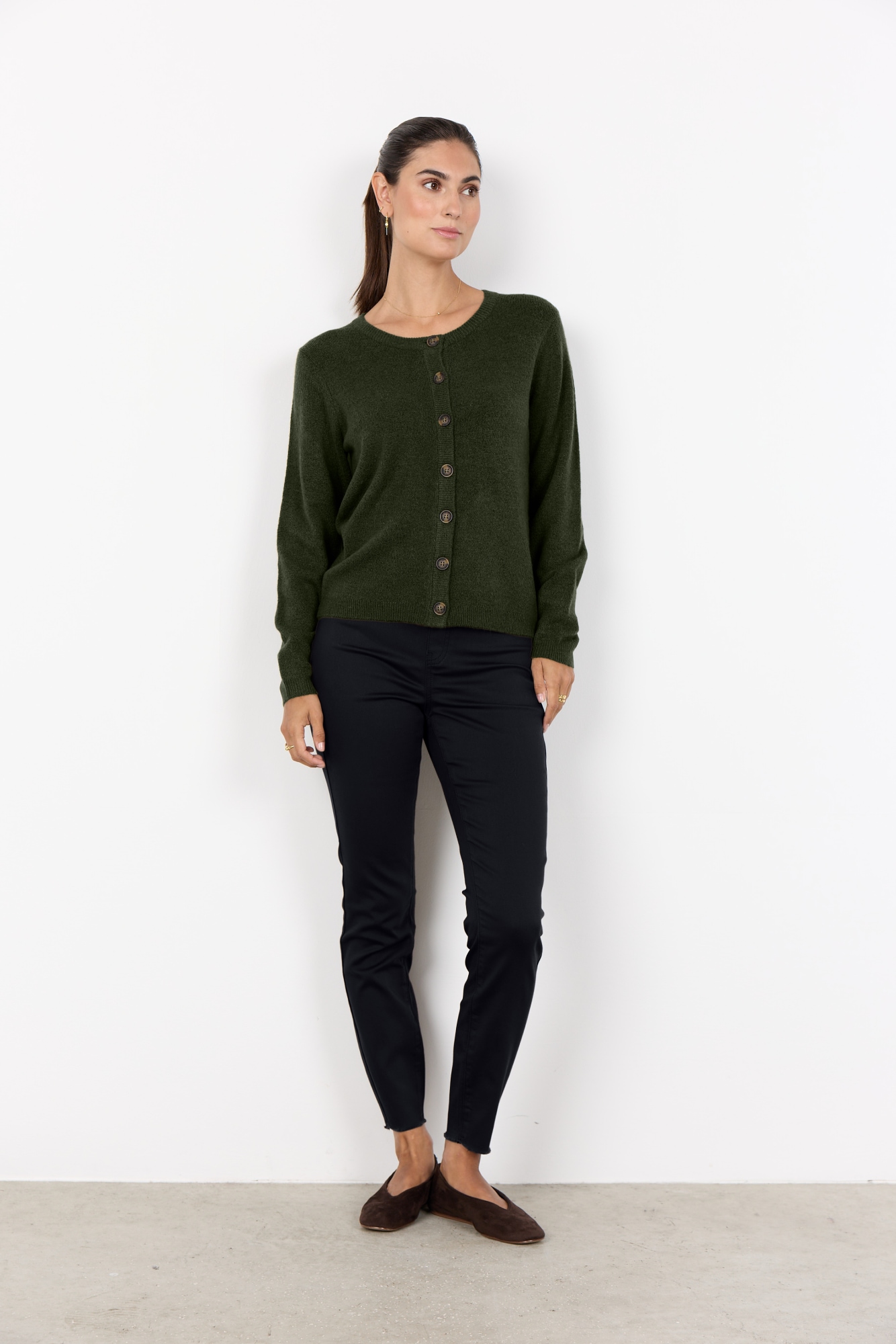 soyaconcept Strickjacke »SC-ORLEAN 2« Materialmix