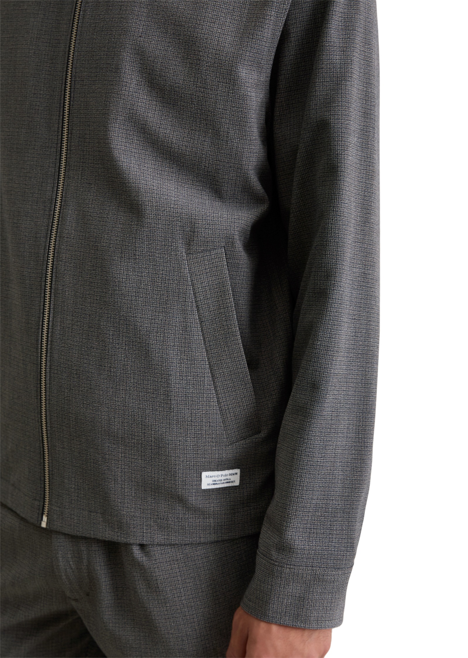 Marc O'Polo DENIM Kurzjacke »aus hochwertigem Material-Mix« ohne Kapuze