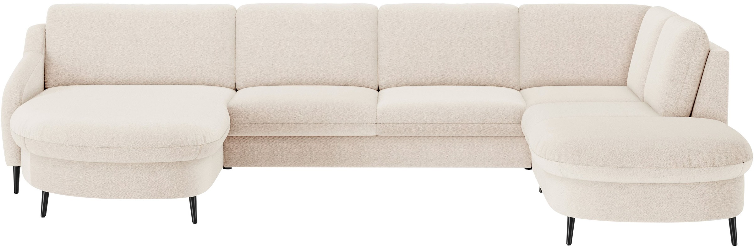 sit&more "Soul U-Form" wahlweise mit Bett und Bettkasten