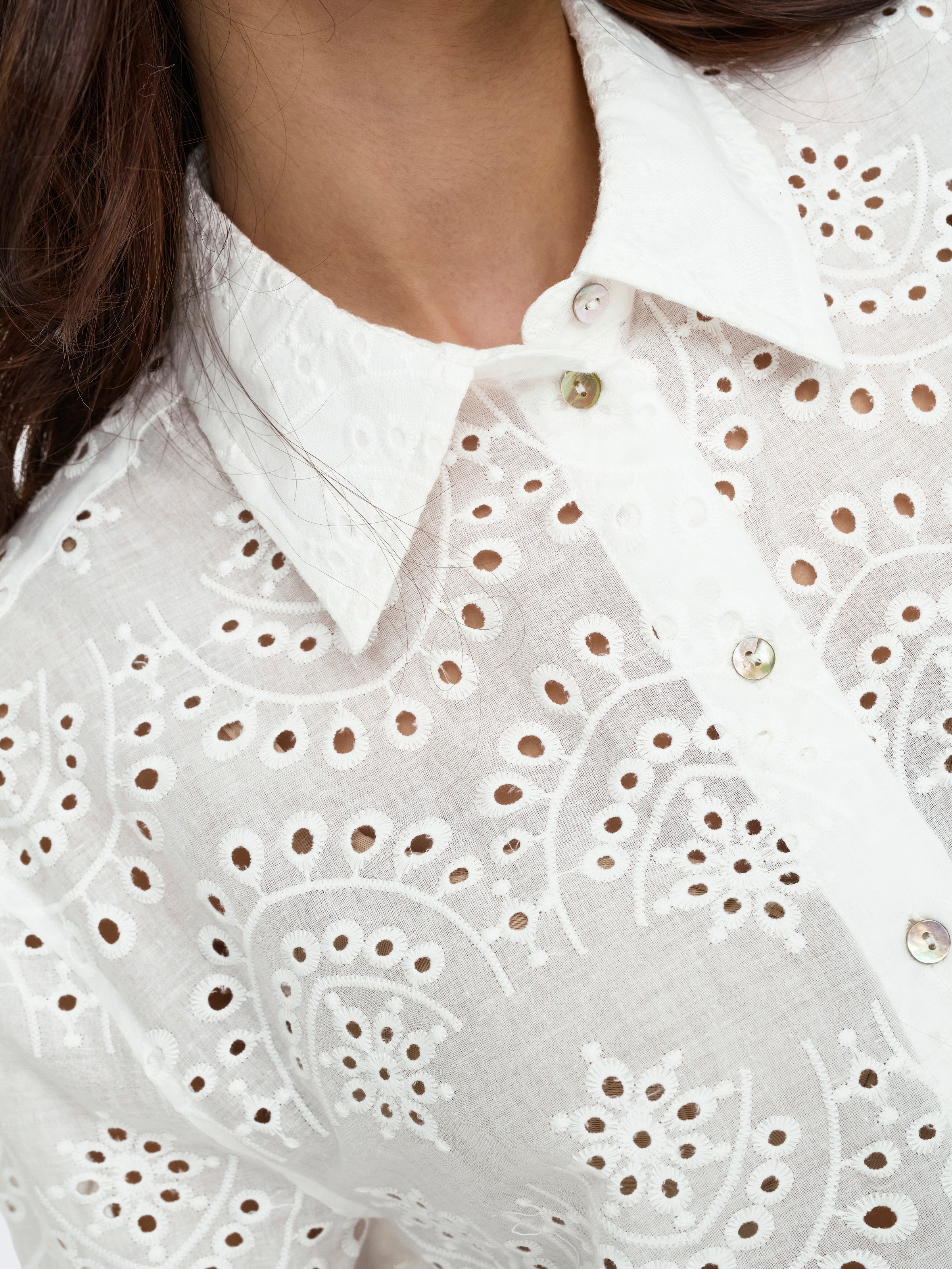 ONLY Langarmbluse "ONLVALAIS L/S SHIRT WVN NOOS" günstig online kaufen