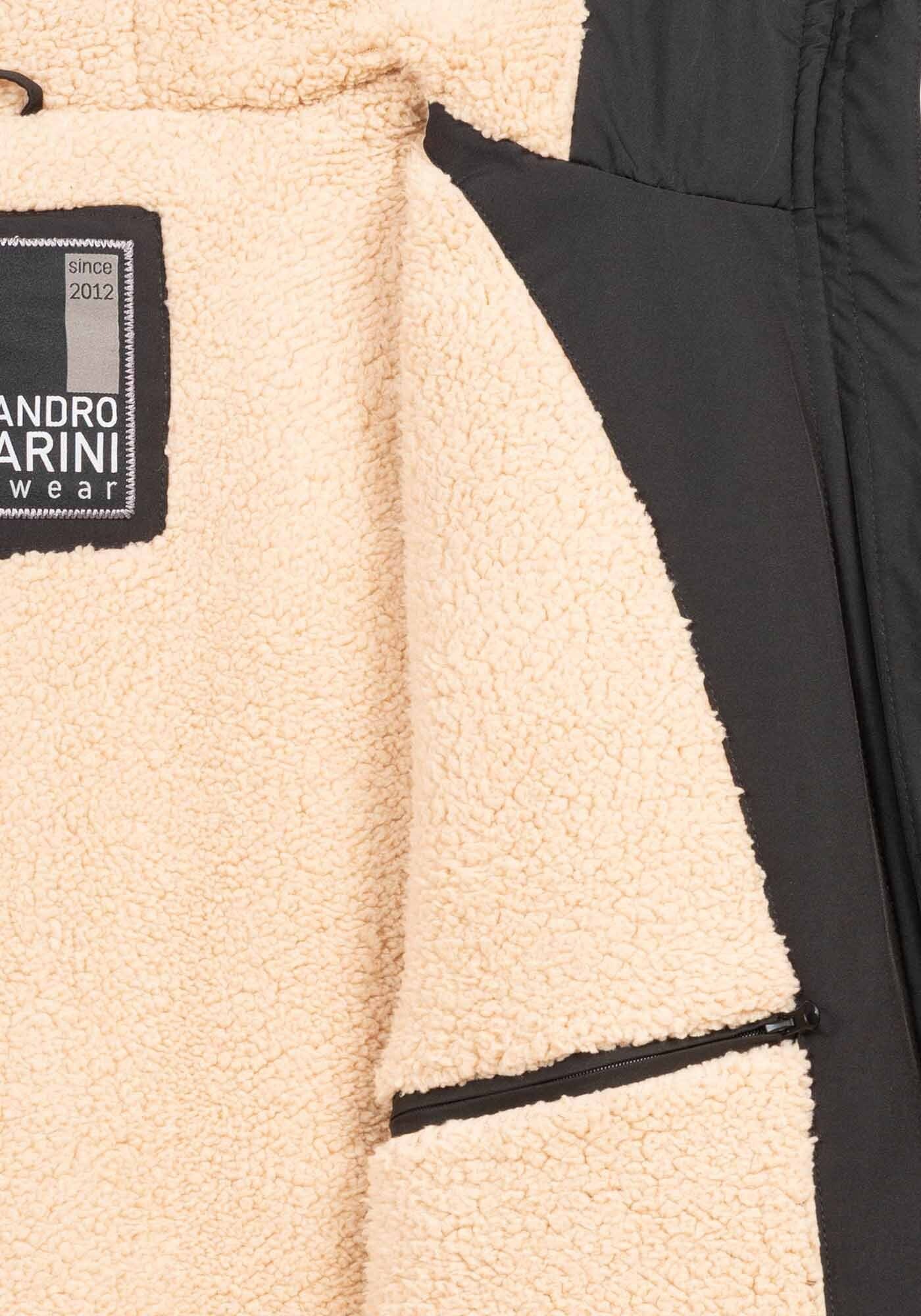 Alessandro Salvarini Winterjacke »ASPedro« innen mit warmem Teddyfell