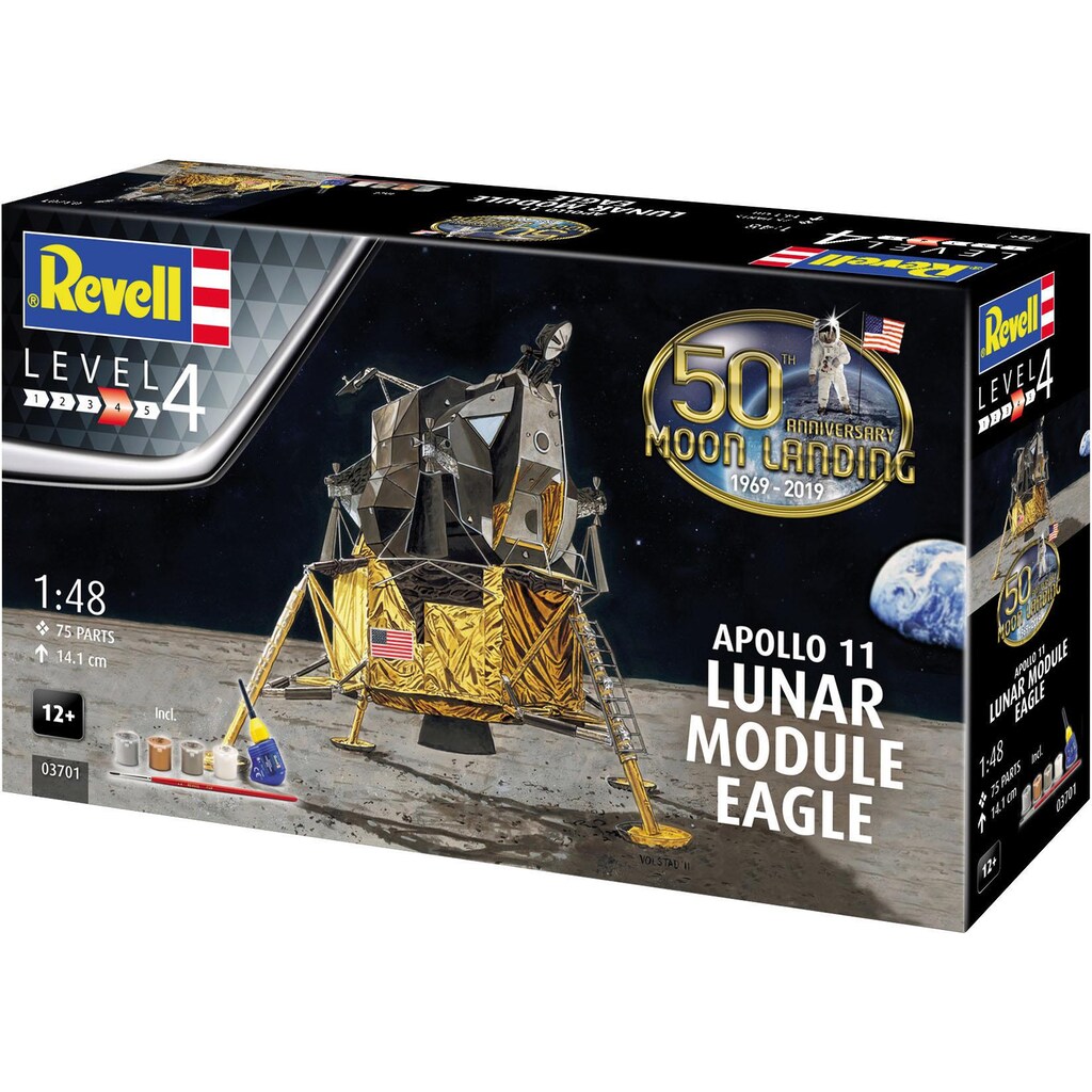 Revell® Modellbausatz »Apollo 11 Lunar Module Eagle«, 1:48