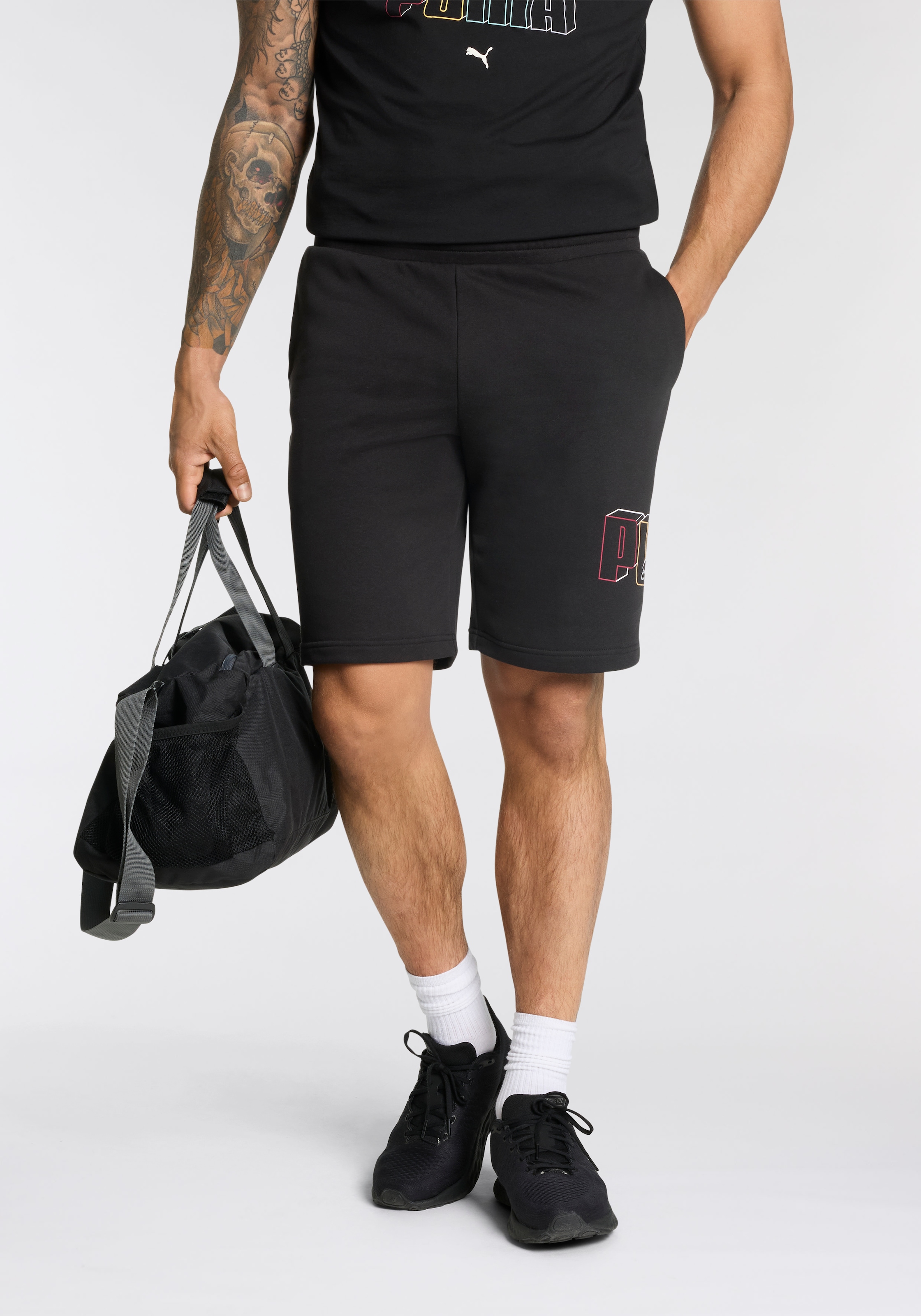 PUMA Trainingsshorts "ESS LOGO LAB EXECUTION SHORTS 10" TR" sportlicher Sti günstig online kaufen