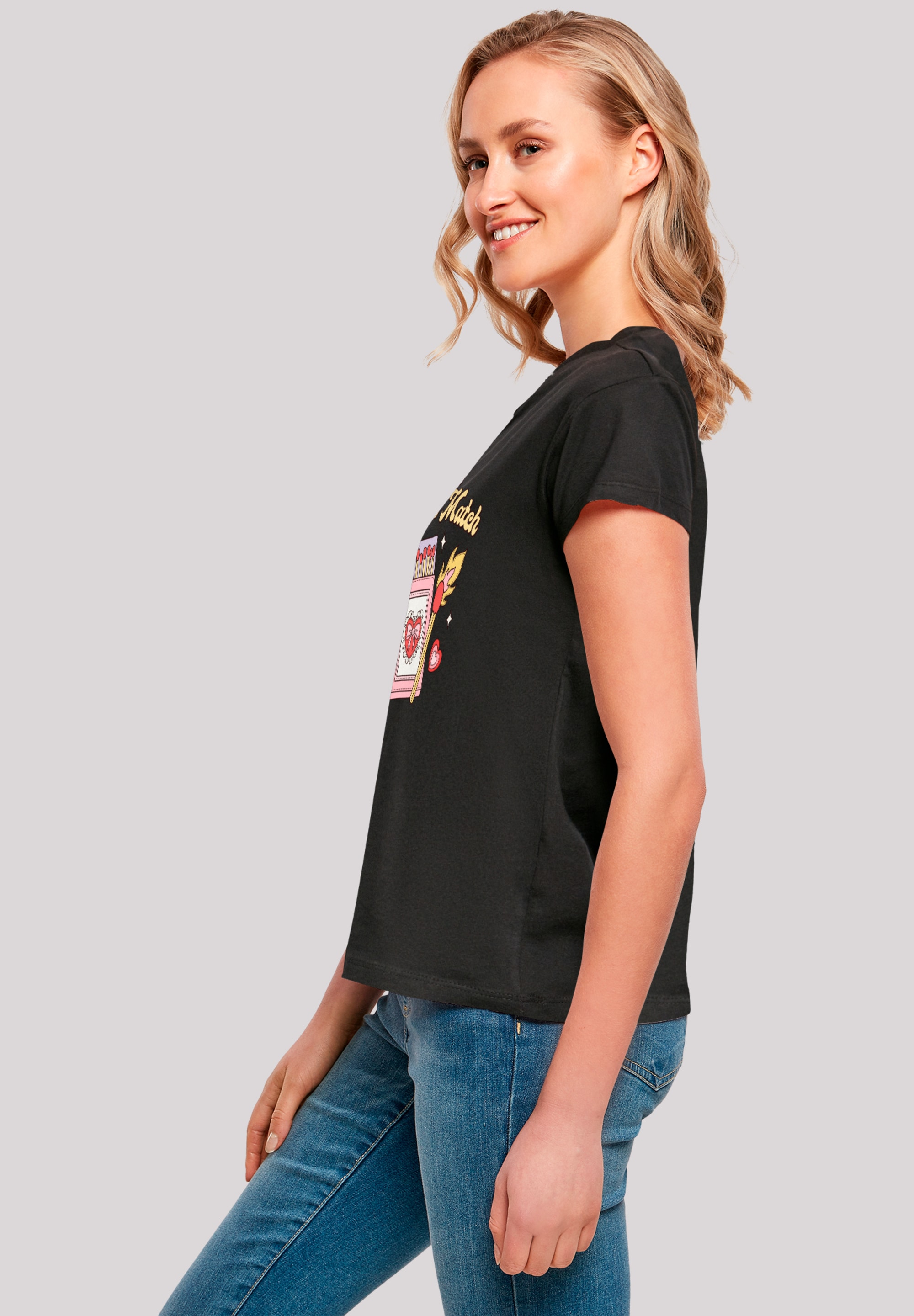 F4NT4STIC T-Shirt »We Are A Perfect Match Love«, Premium Qualität