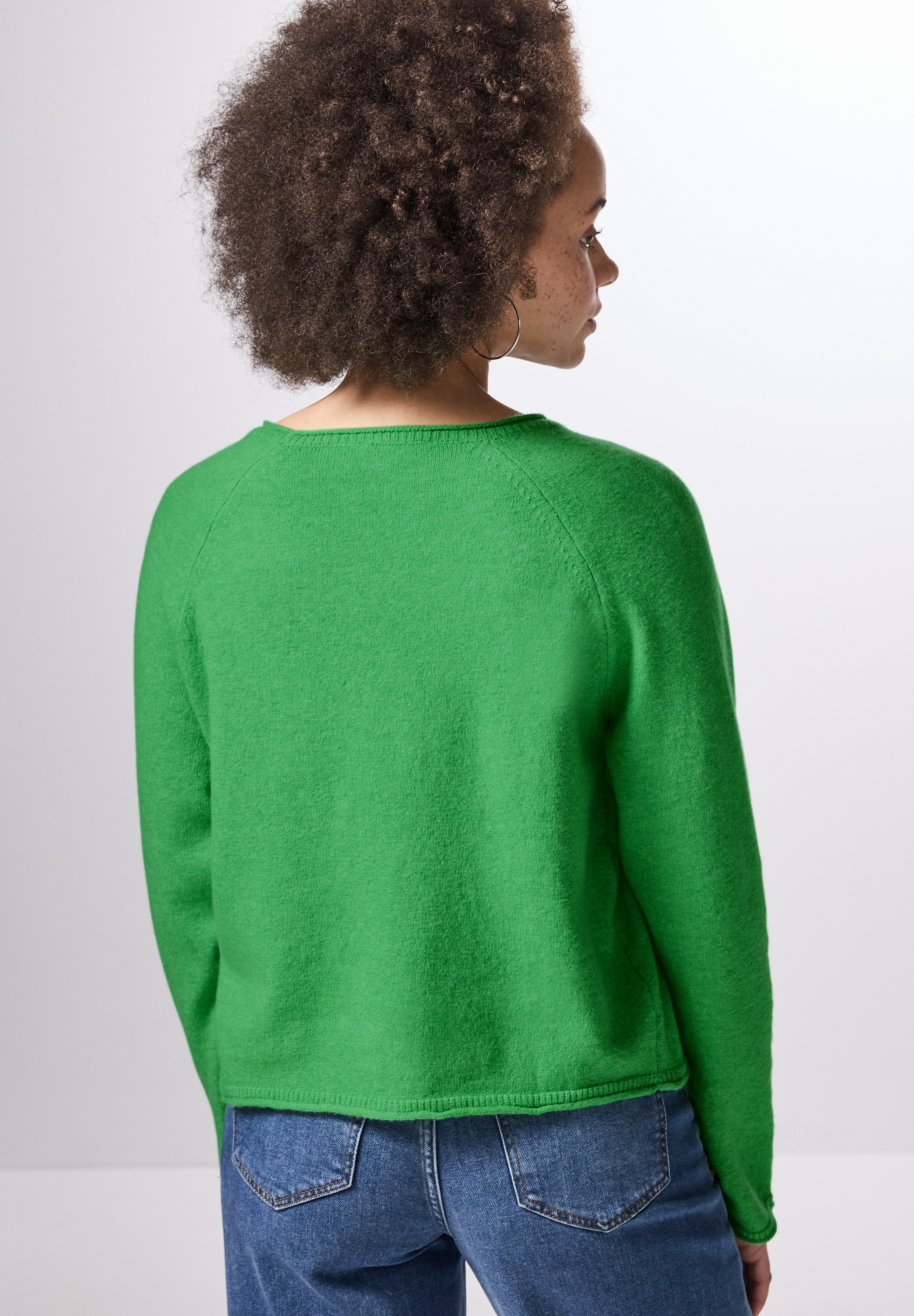 STREET ONE STUDIO Strickpullover, aus softem Materialmix