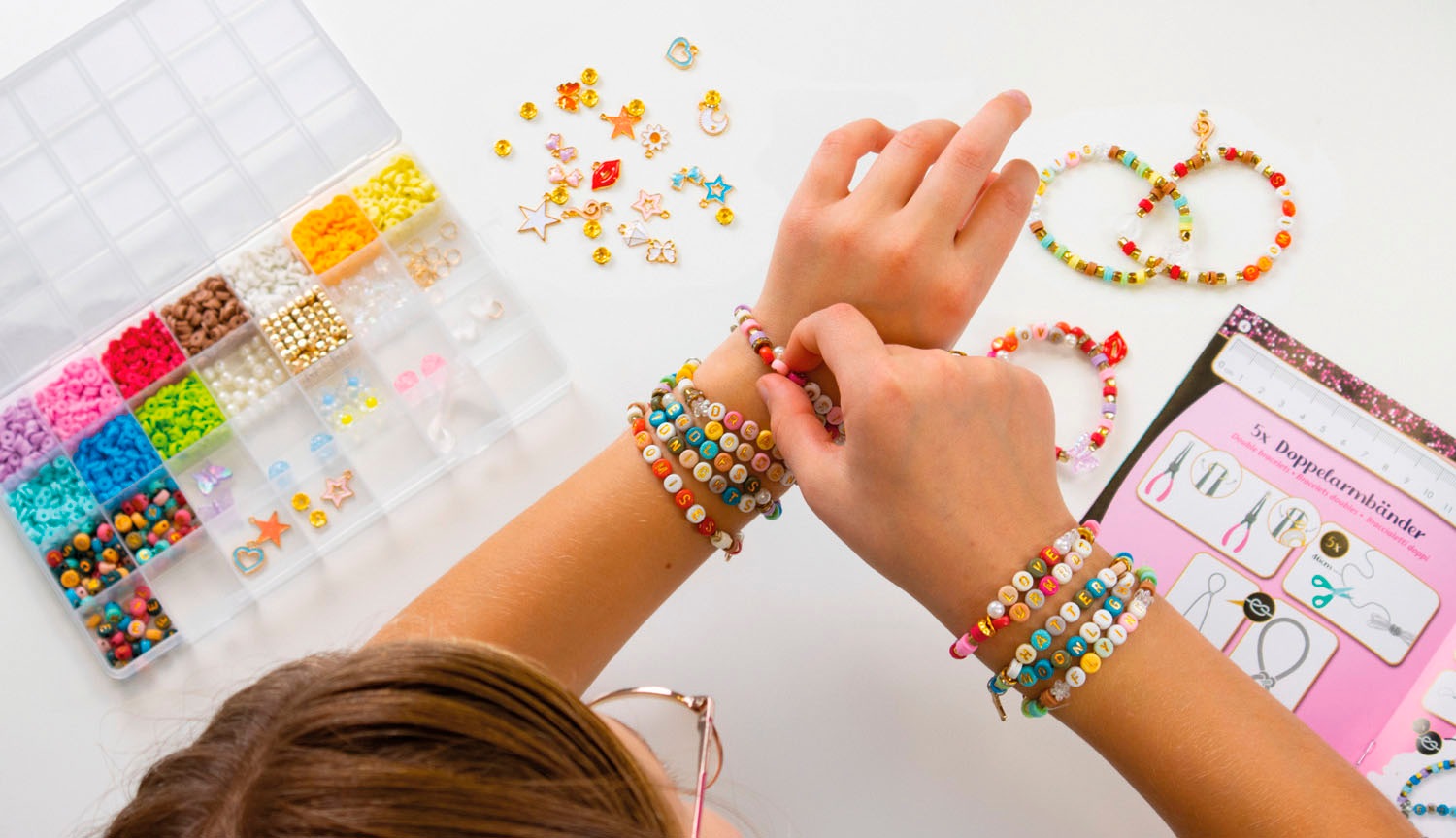 Lena® Kreativset »Taylor Love Freundschaftsarmbänder groß«
