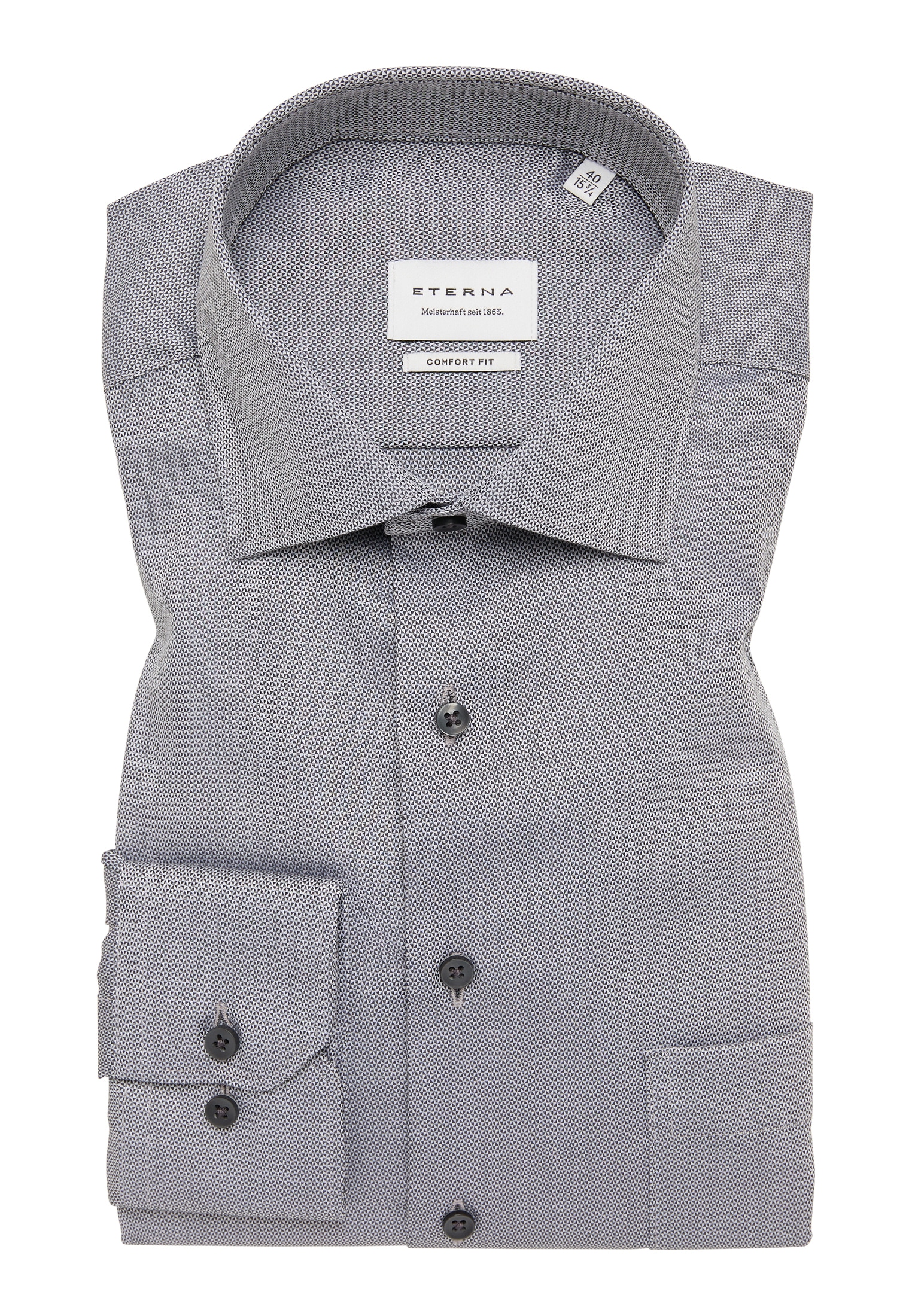 Eterna Langarmhemd »COMFORT FIT«, NON IRON (bügelfrei)