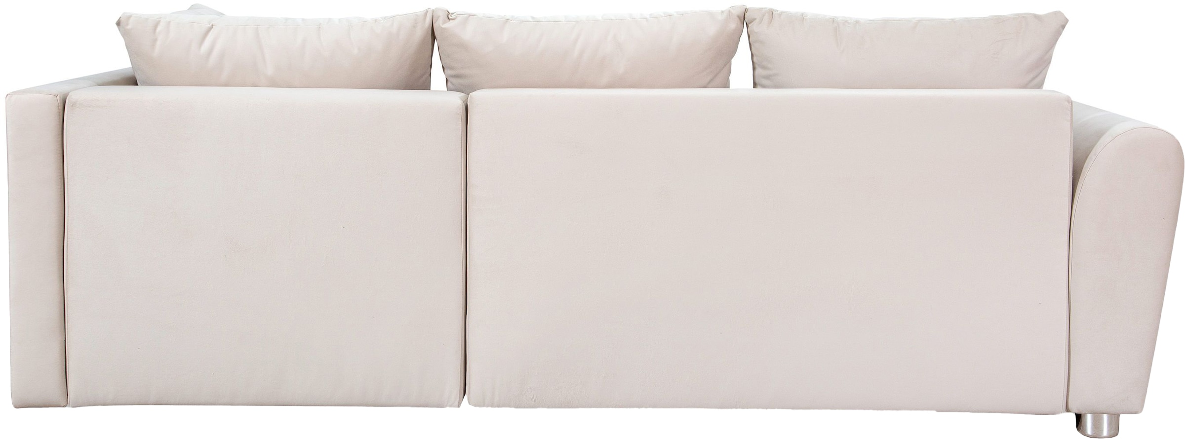 COLLECTION AB Ecksofa »JANA«, Ecksofa,Bettfunktion,Bettkasten,Bonnelfederkern,Rückenkissen