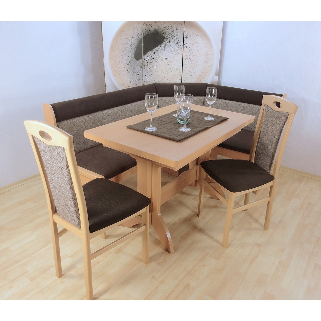 Home affaire Eckbankgruppe »Madrid«, (Set, 4 tlg.)