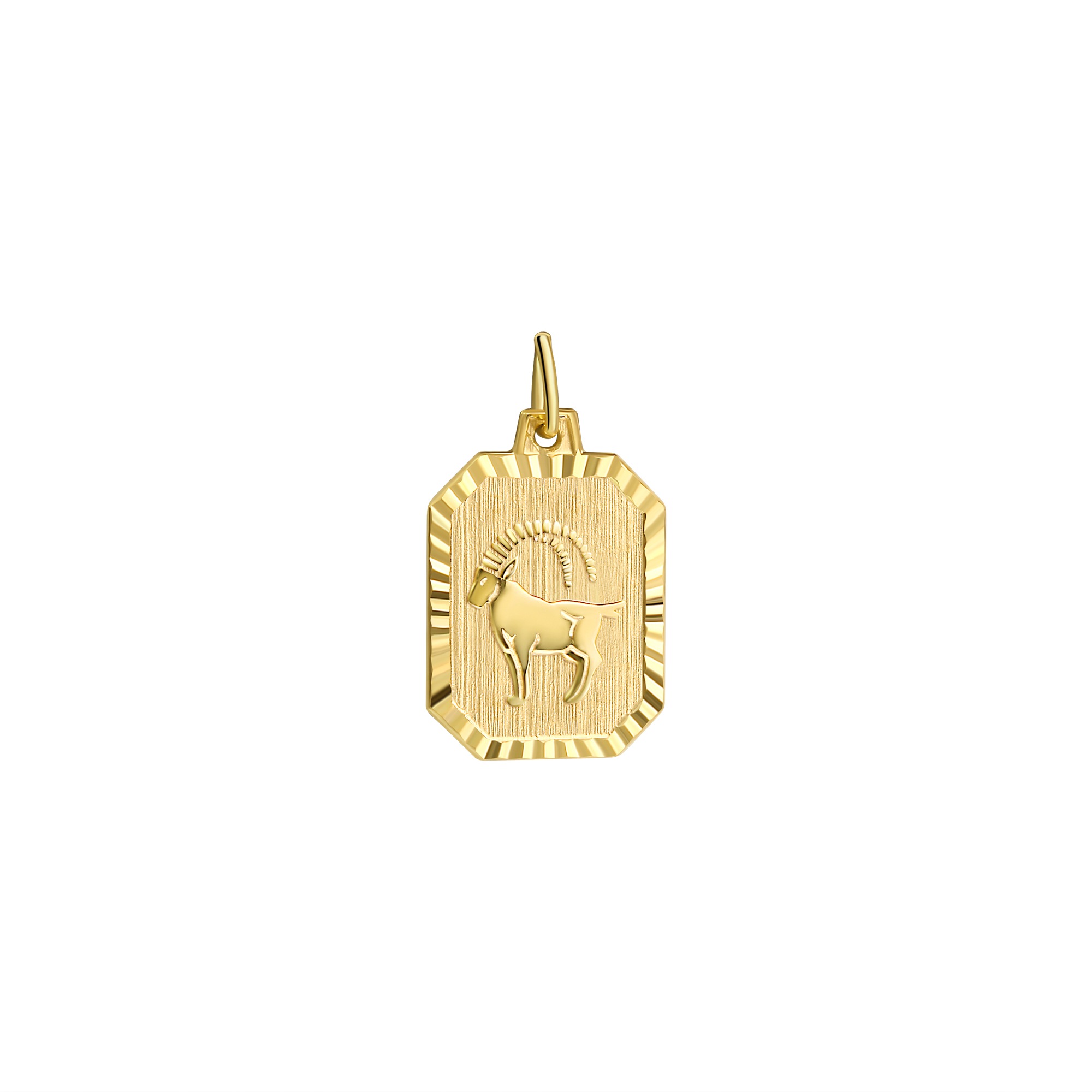 Kettenanhänger VIVANCE "333/- Gelbgold", gelb, Schmuckanhänger, Damen, one-size, Gold, 1,3 g, Kettenanhänger