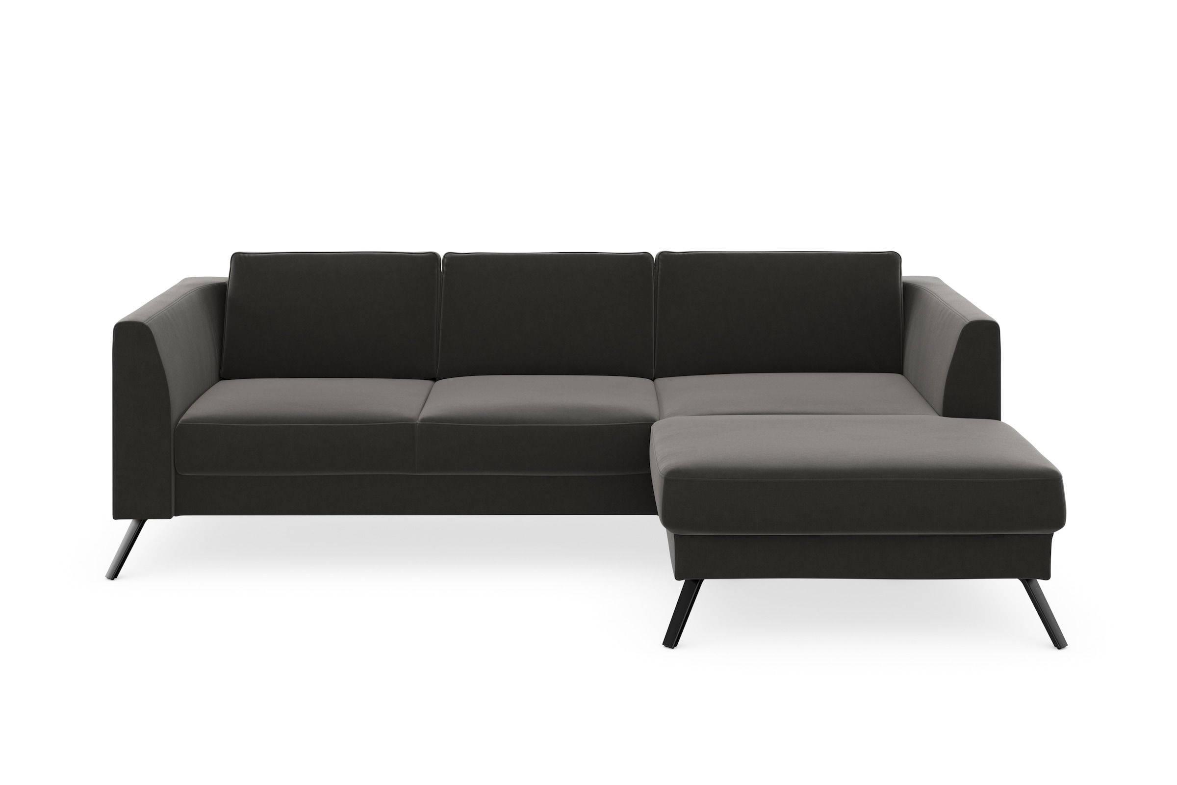 sit&more Ecksofa »Lindholm L-Form«, mit Sitztiefenverstellung und Federkern