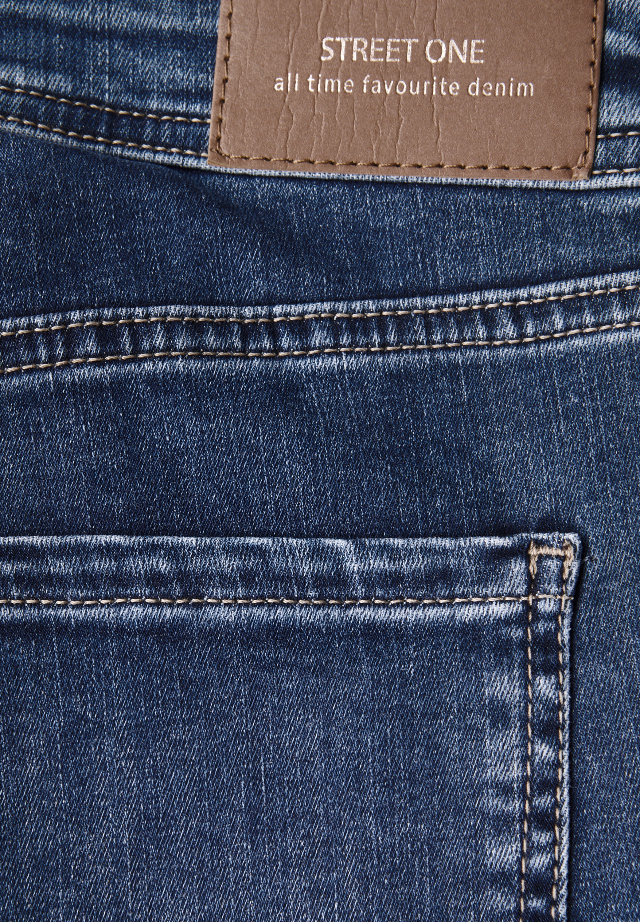 STREET ONE Comfort-fit-Jeans, Middle Waist
