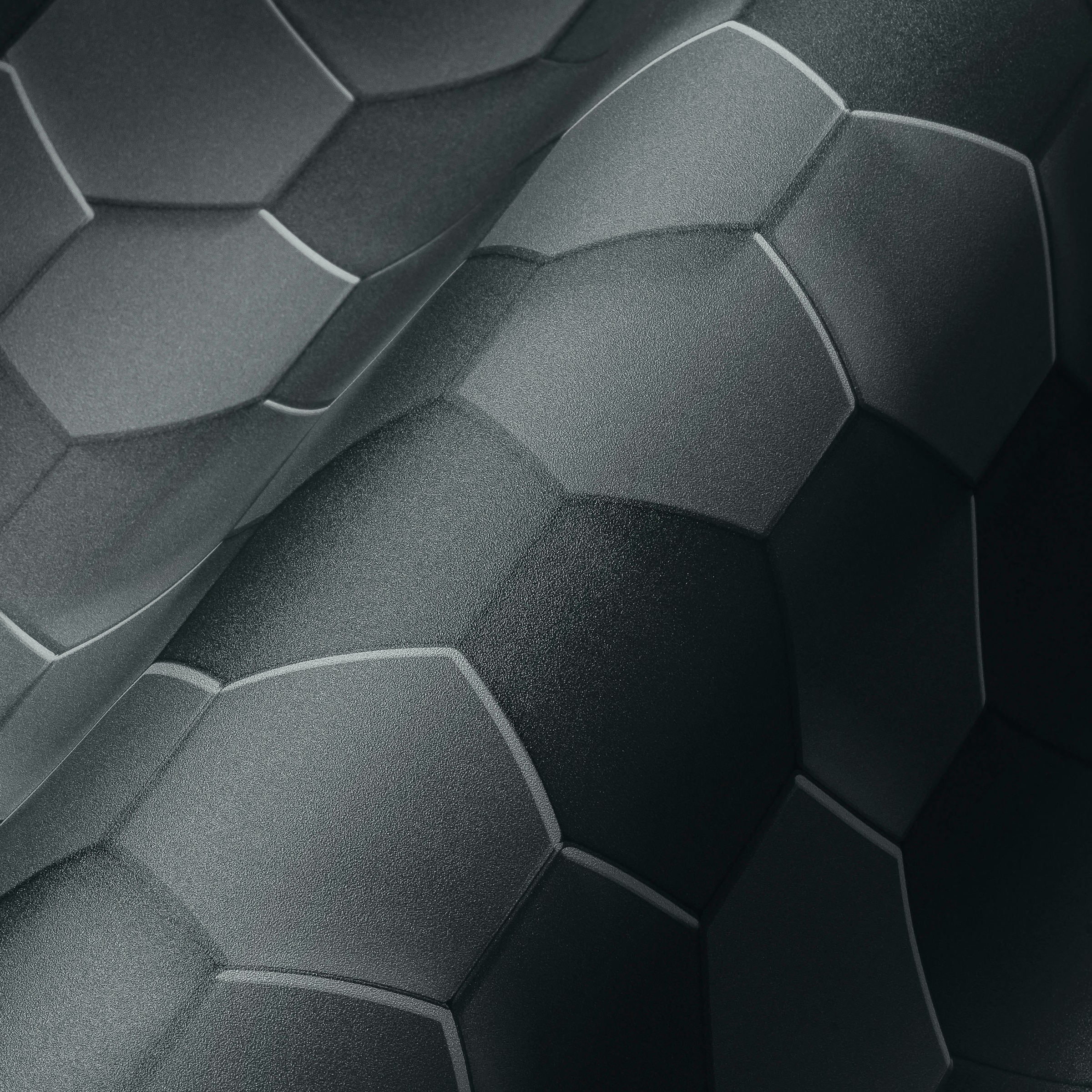 A.S. Création Vliestapete »PintWalls 3D Wabenmuster Hexagon«, matt-gemustert-neutral, 3D Tapete Grafiktapete Tapete Wabenmuster Tapeten Wohnzimmer modern