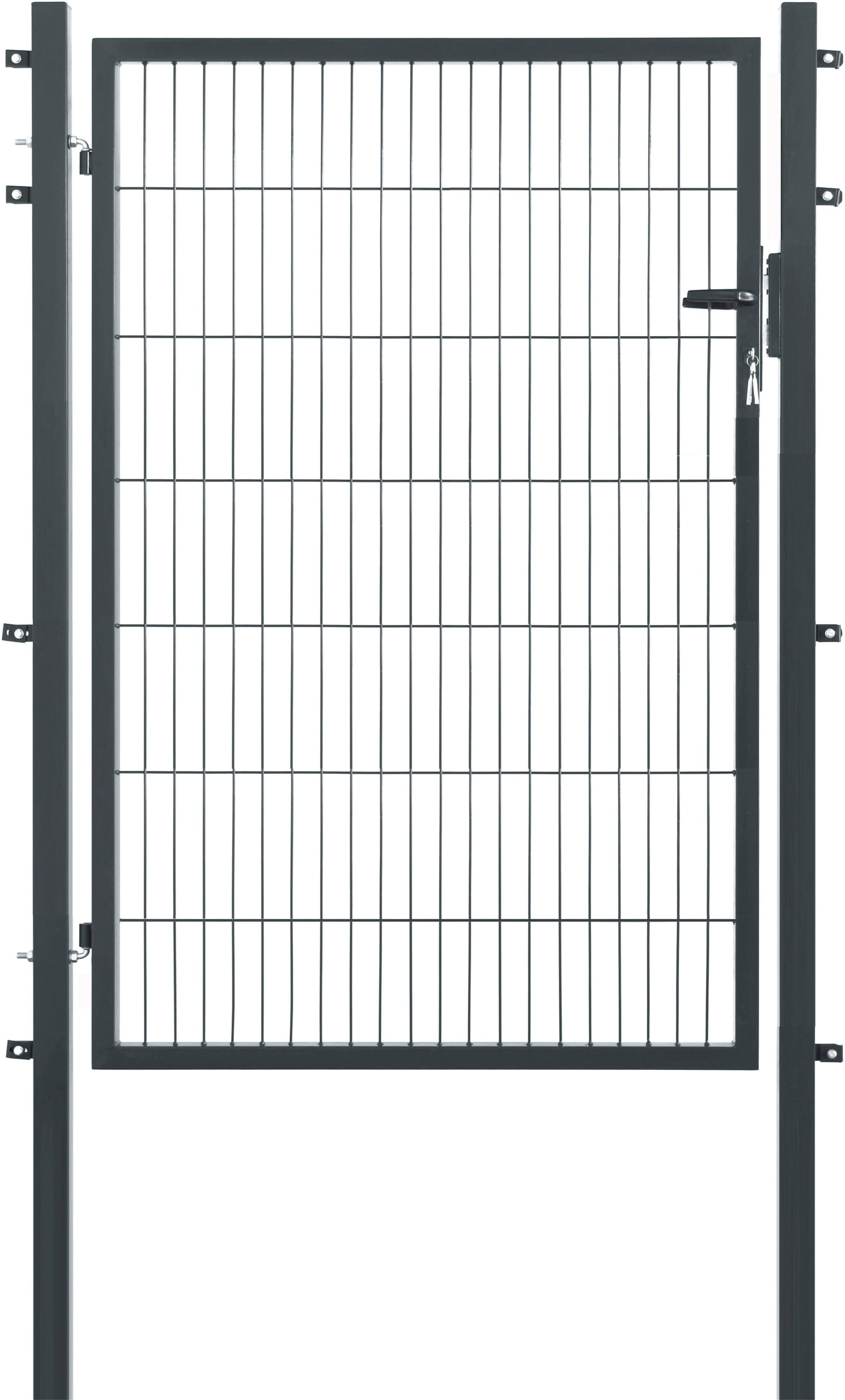 GARDEN N MORE Zauneinzeltür "Einzeltor Premium" 143 cm hoch, anthrazit günstig online kaufen