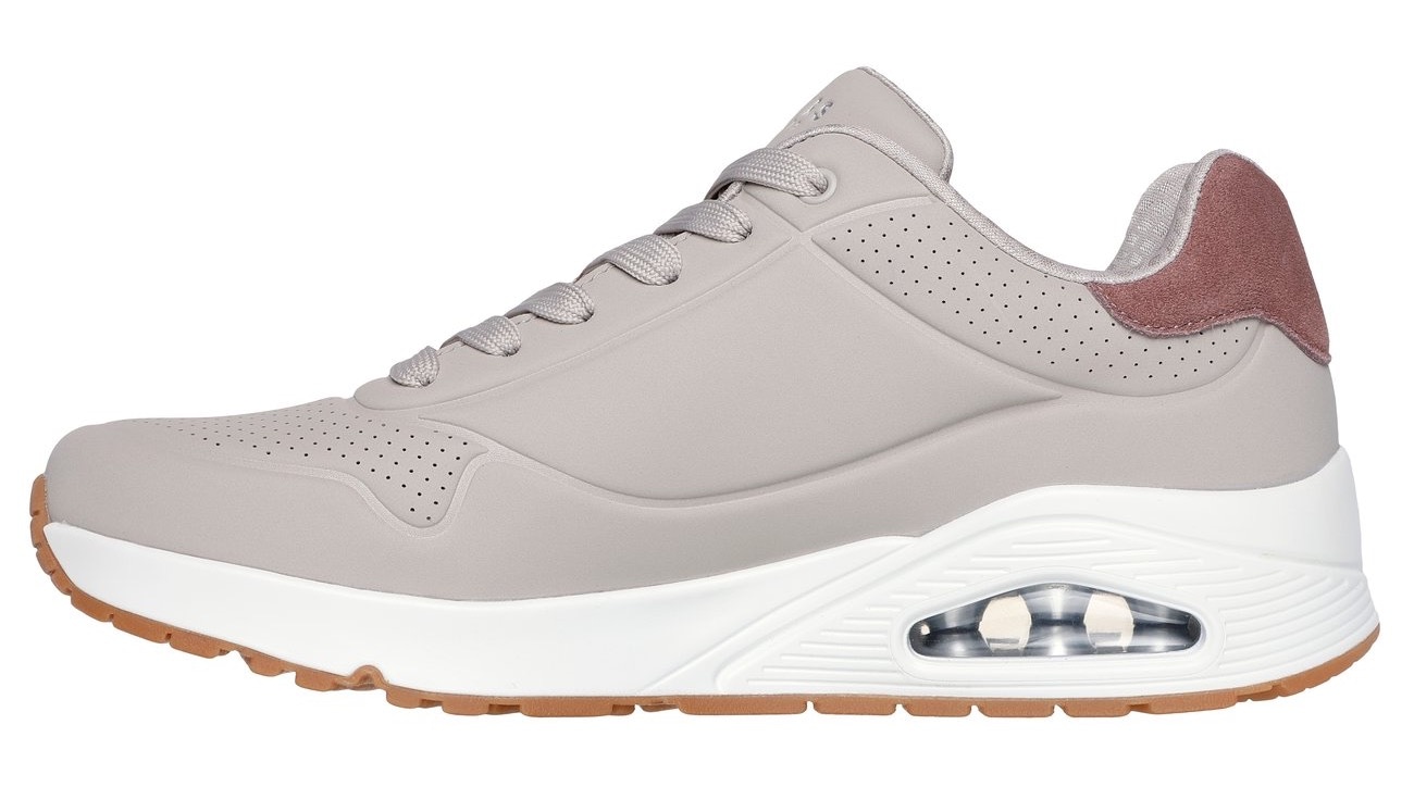 Skechers Sneaker »UNO-SUITED ON AIR«, Freizeitschuh, Halbschuh, Schnürschuh mit modischer Keilsohle