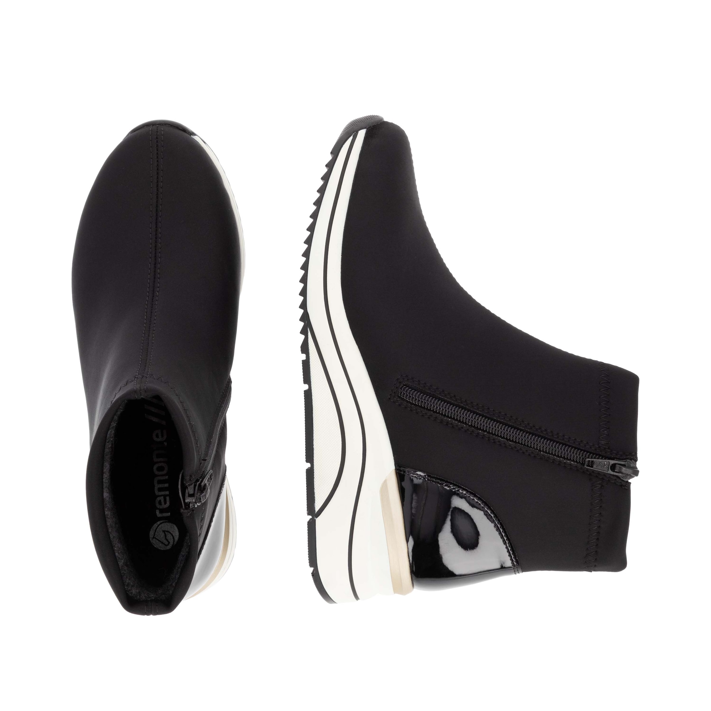 Remonte Keilsneaker, Plateauboots, High Top Stiefelette mit wasserabweisender TEX-Membran