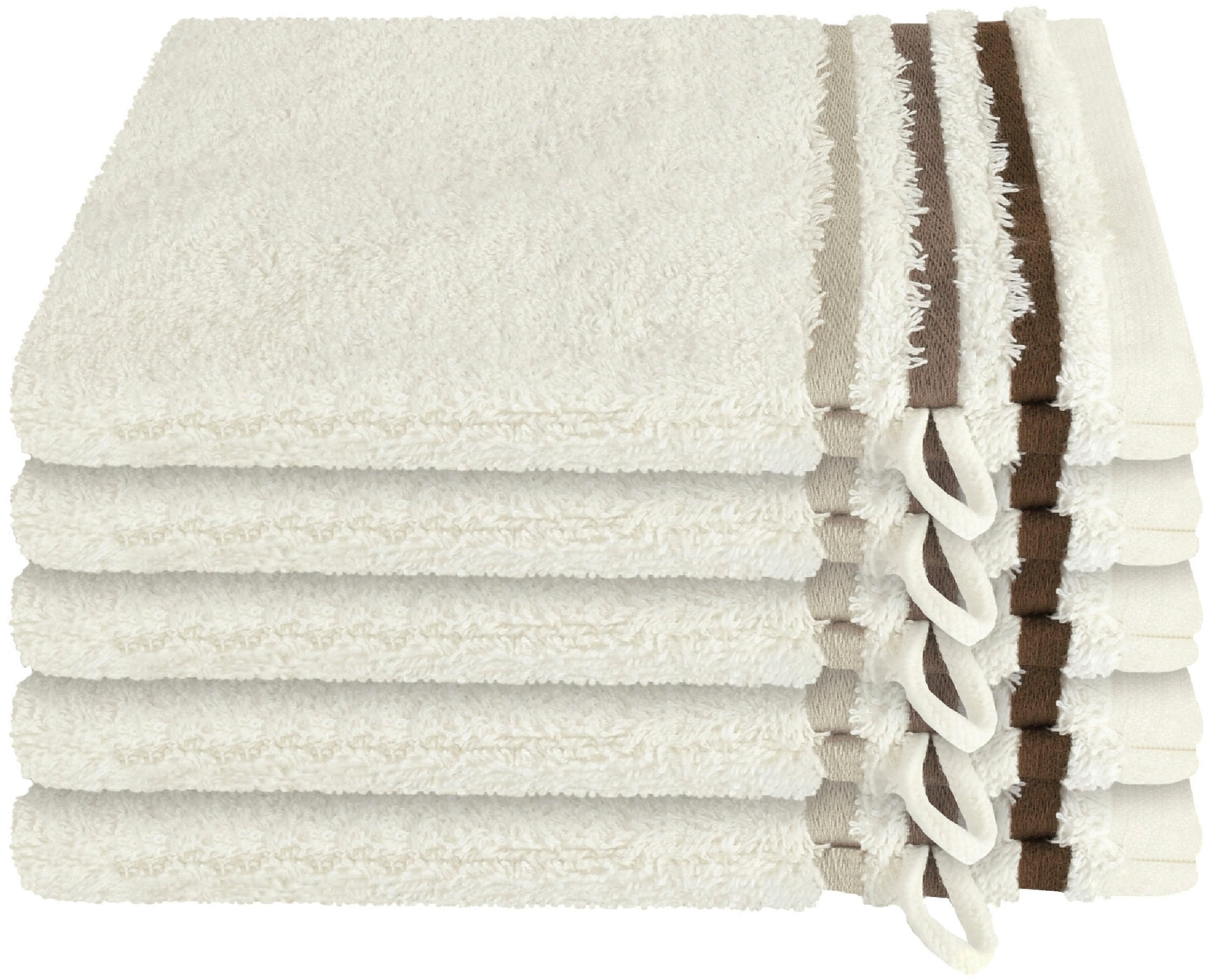 Schiesser Waschhandschuh "Skyline Color aus 100 % Baumwolle mit eleganter S günstig online kaufen