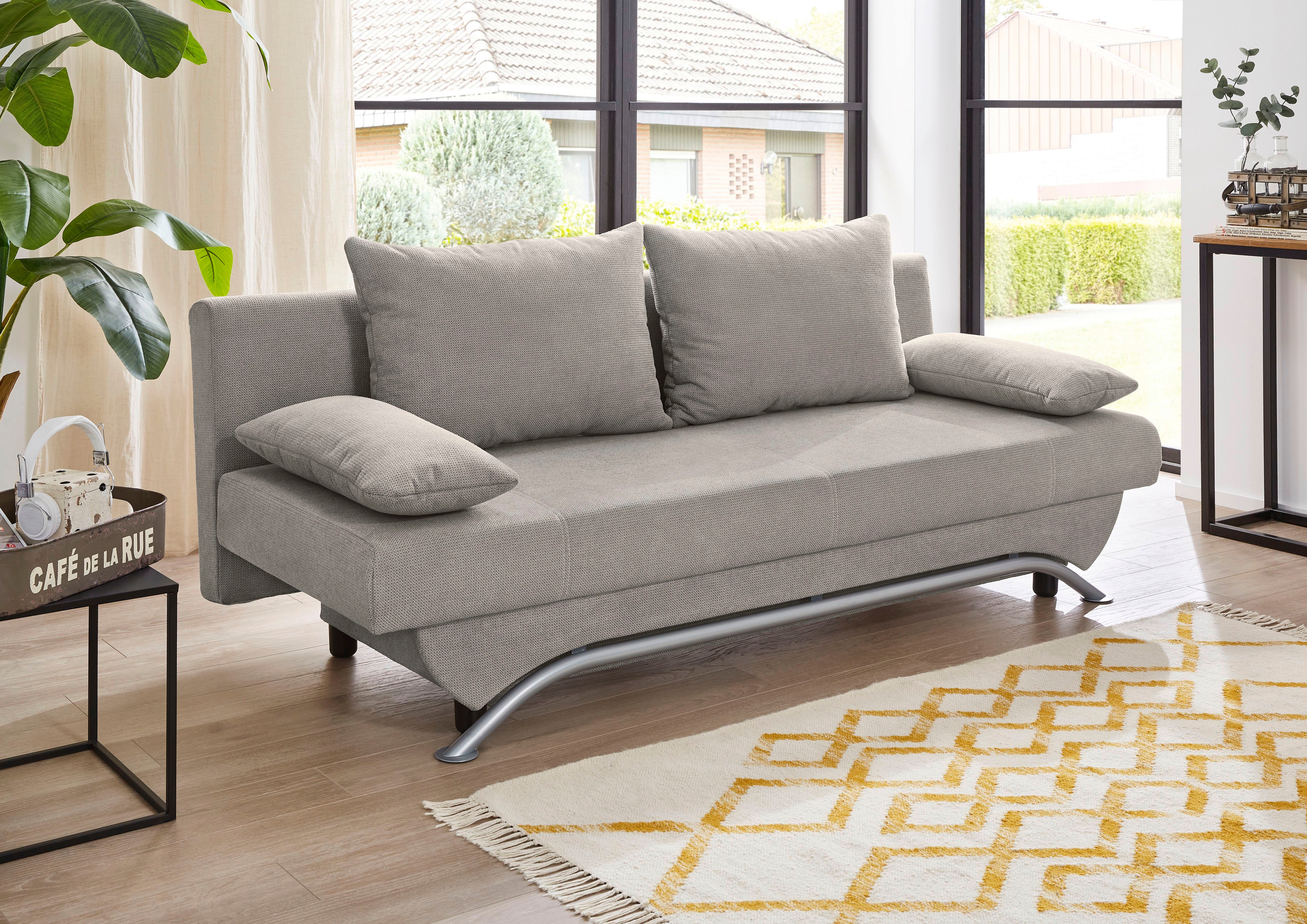 Jockenhöfer Gruppe Schlafsofa "Nancy, B: 190 cm, Liegefl. 121x190 cm" mit Schlaffunktion & Bettkasten