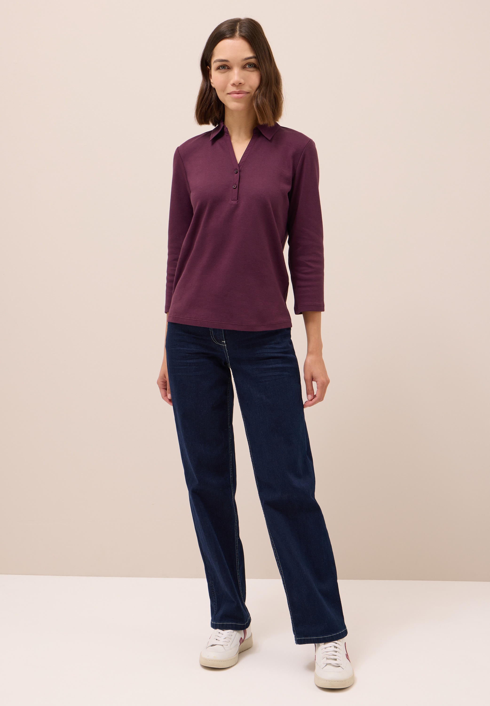 Thumbnail - Cecil Poloshirt aus reiner Baumwolle