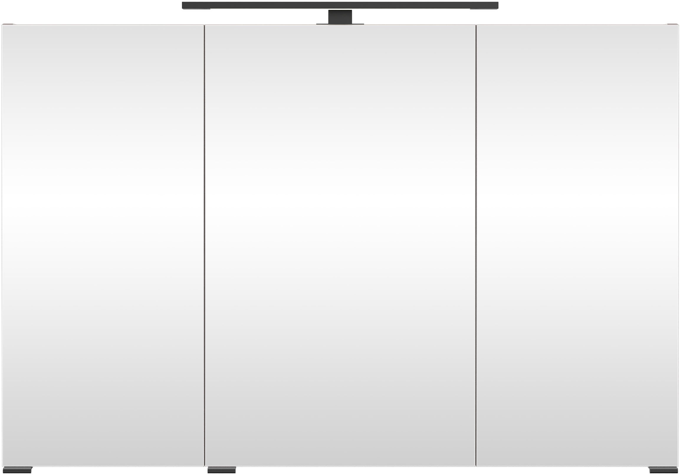 welltime Badmöbel-Set »SALVADA, 5tlg-Set, gedämpfte Scharniere, Softclose, Keramikbecken« Maße (B/T/H): 180/47,5/200 cm, 