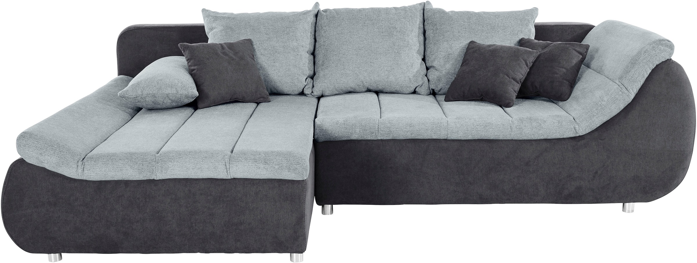 INOSIGN Ecksofa "Imola, elegant und modern, aktuelle Steppung im Sitz, bequ günstig online kaufen