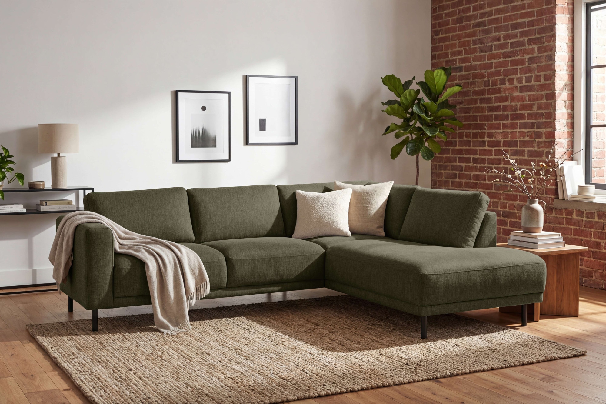 OTTO home Ecksofa "Sveeva, L-Form, B.240 cm, schwarze Metallfüße" langlebiger Webstoff, mit Wellenunterfederung, viele Farben