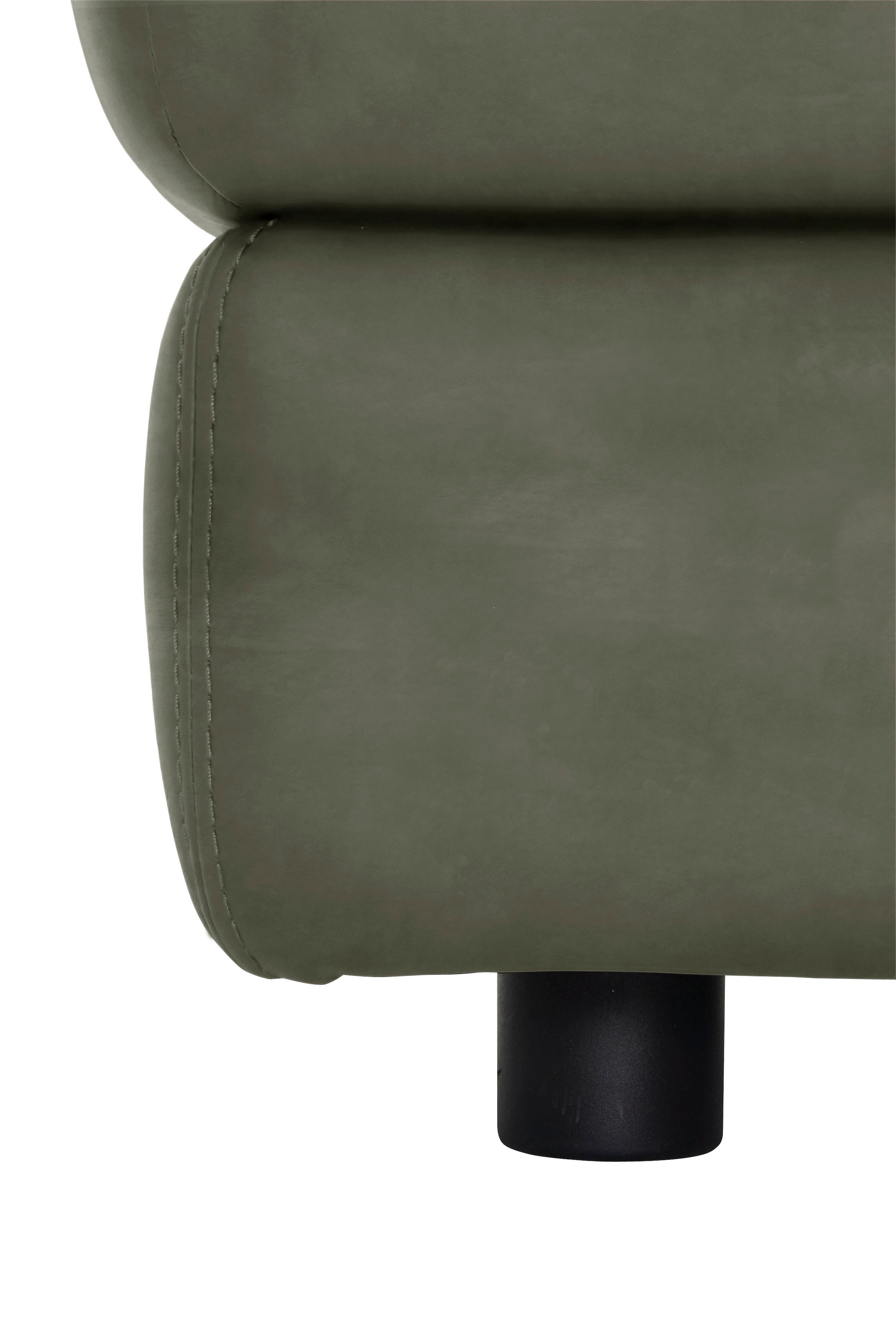CALIA ITALIA Hocker »Gaia, in edlem Design und mit erstklassigem Sitzkomfort«, aus pflegeleichtem Luxus-Microfaser Ginevra Hydro Care